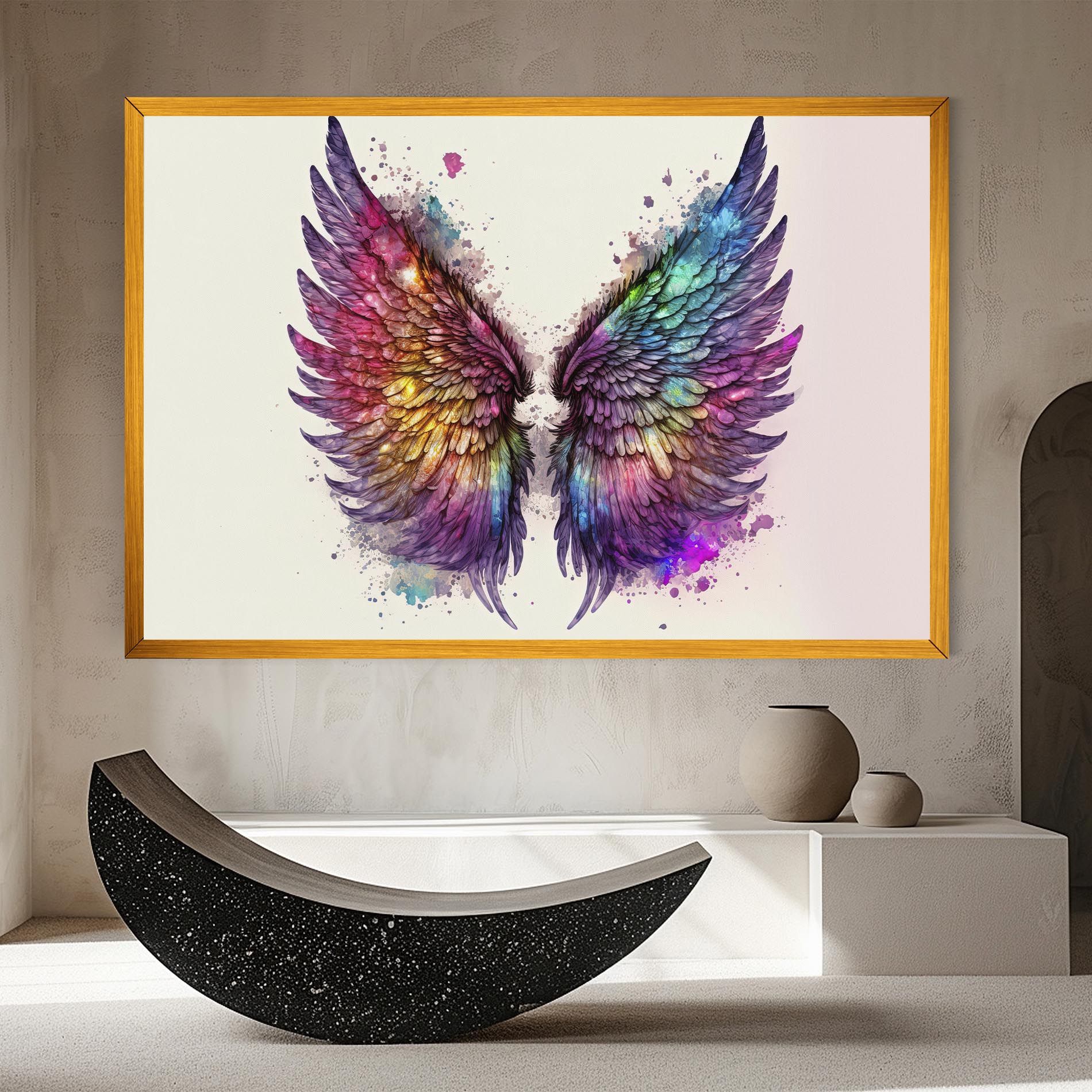 Magic Watercolor Wings mockup 8