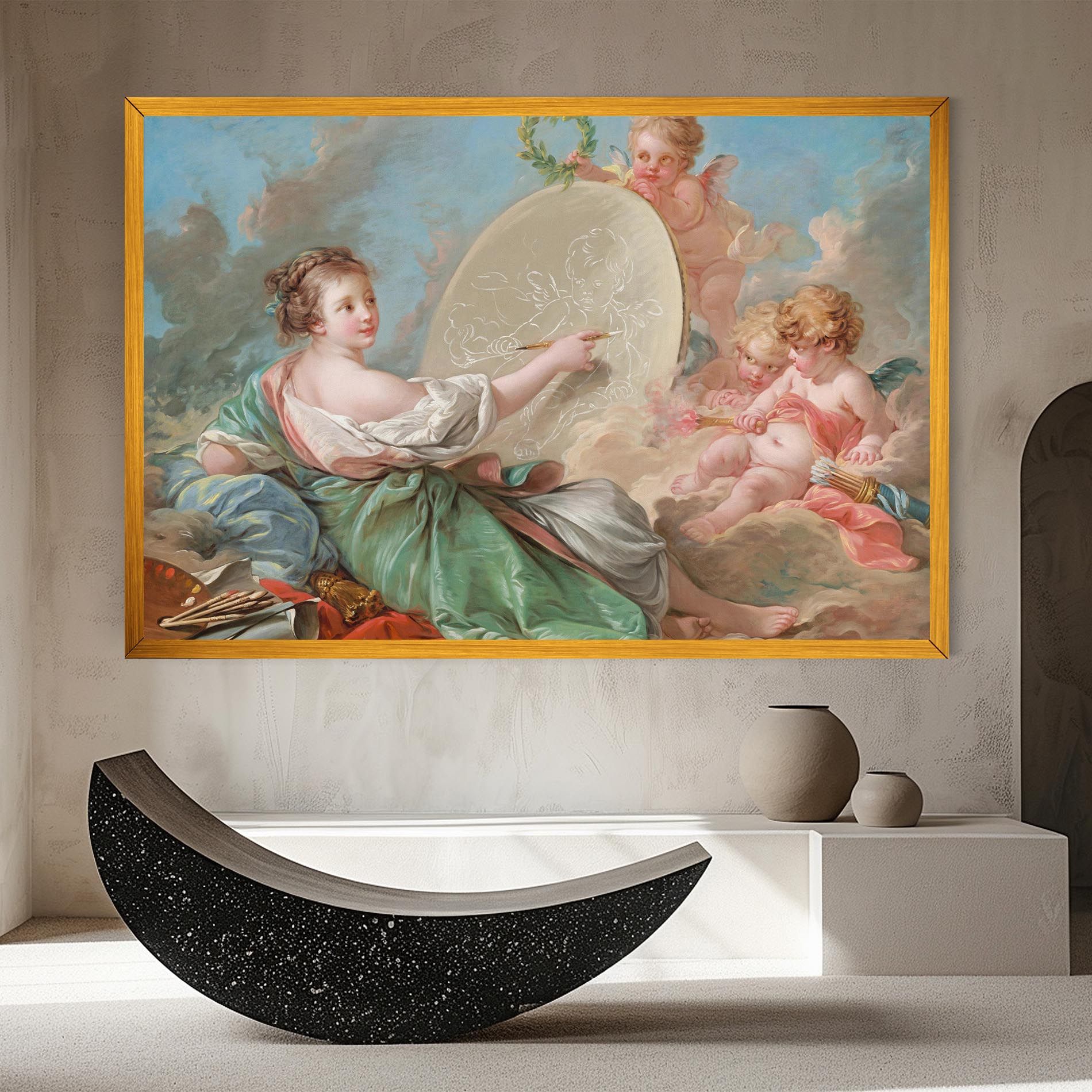 Painting Cute Angels mockup 8