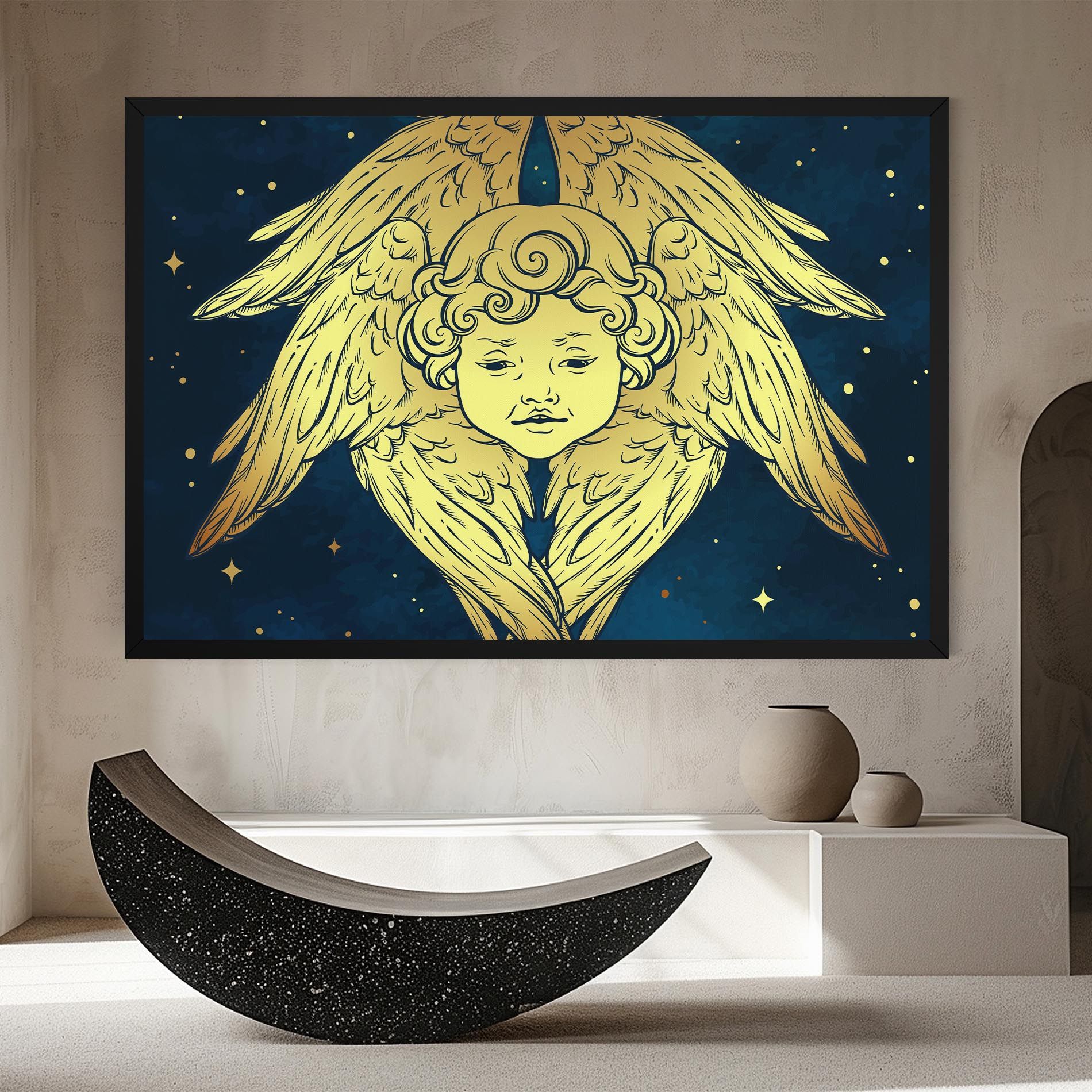 Gold Wings Angel mockup 8
