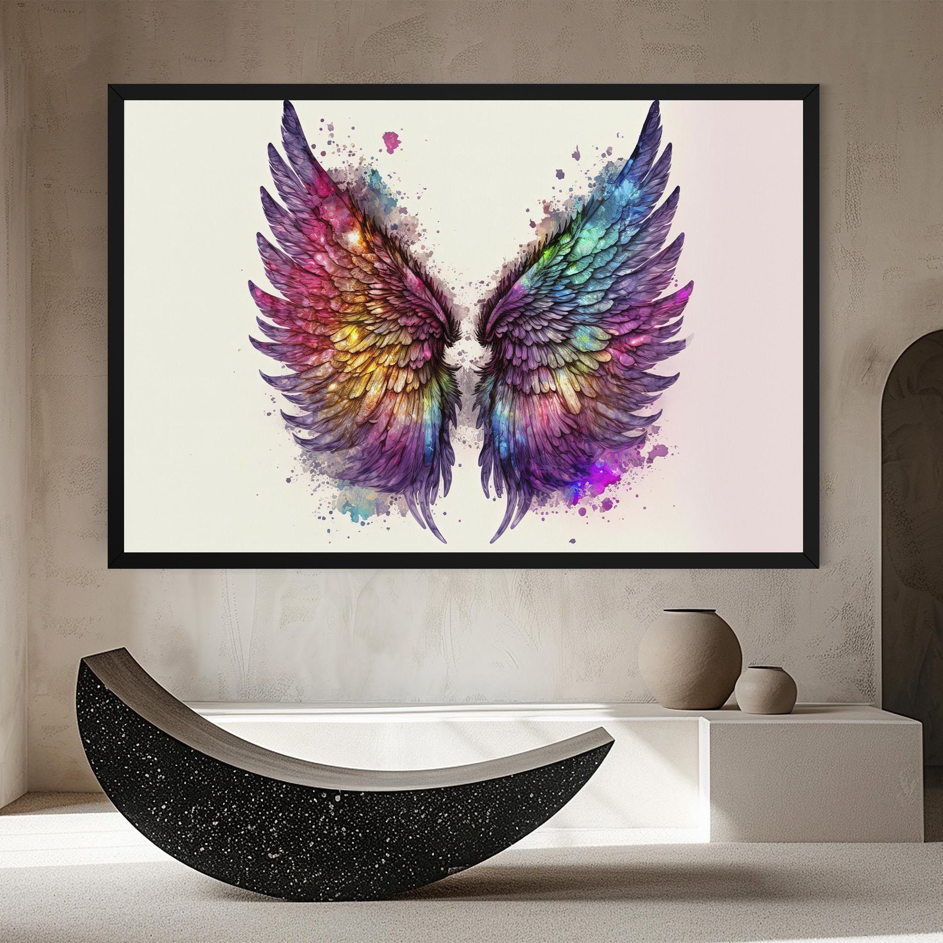 Magic Watercolor Wings mockup 8