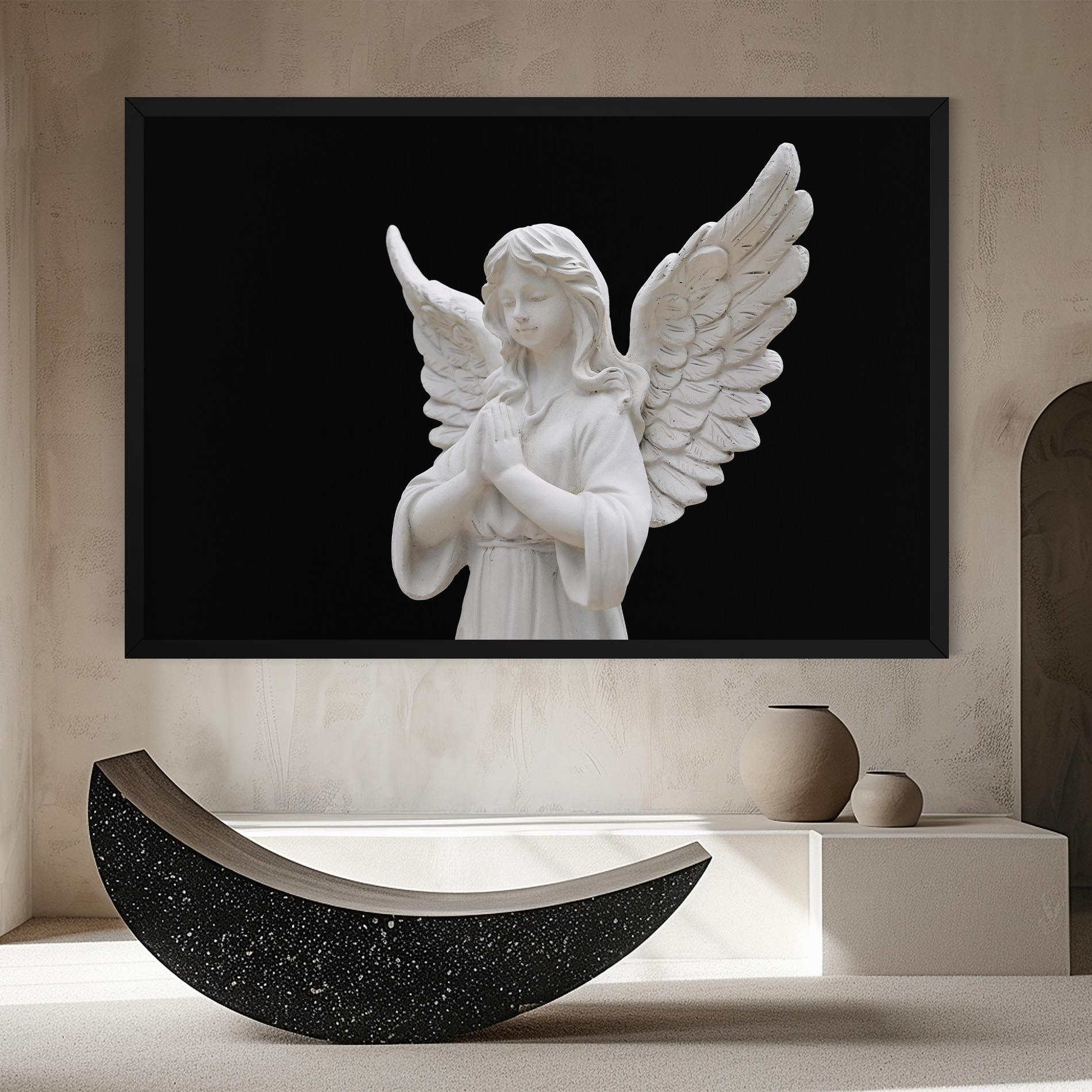 Tablou Canvas Pretty Angel Statues mockup 8