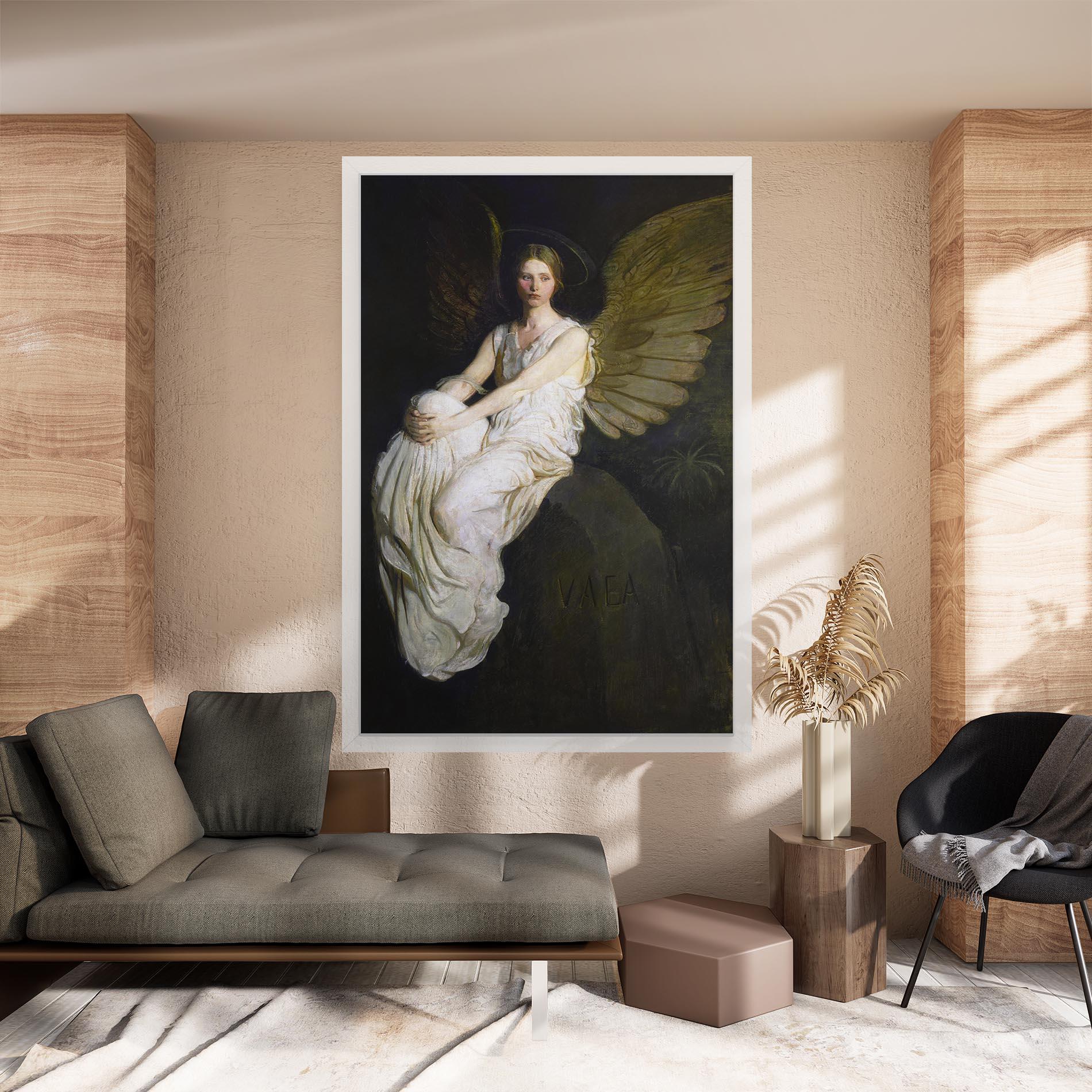 Tablou Canvas Angel Thinking mockup 8