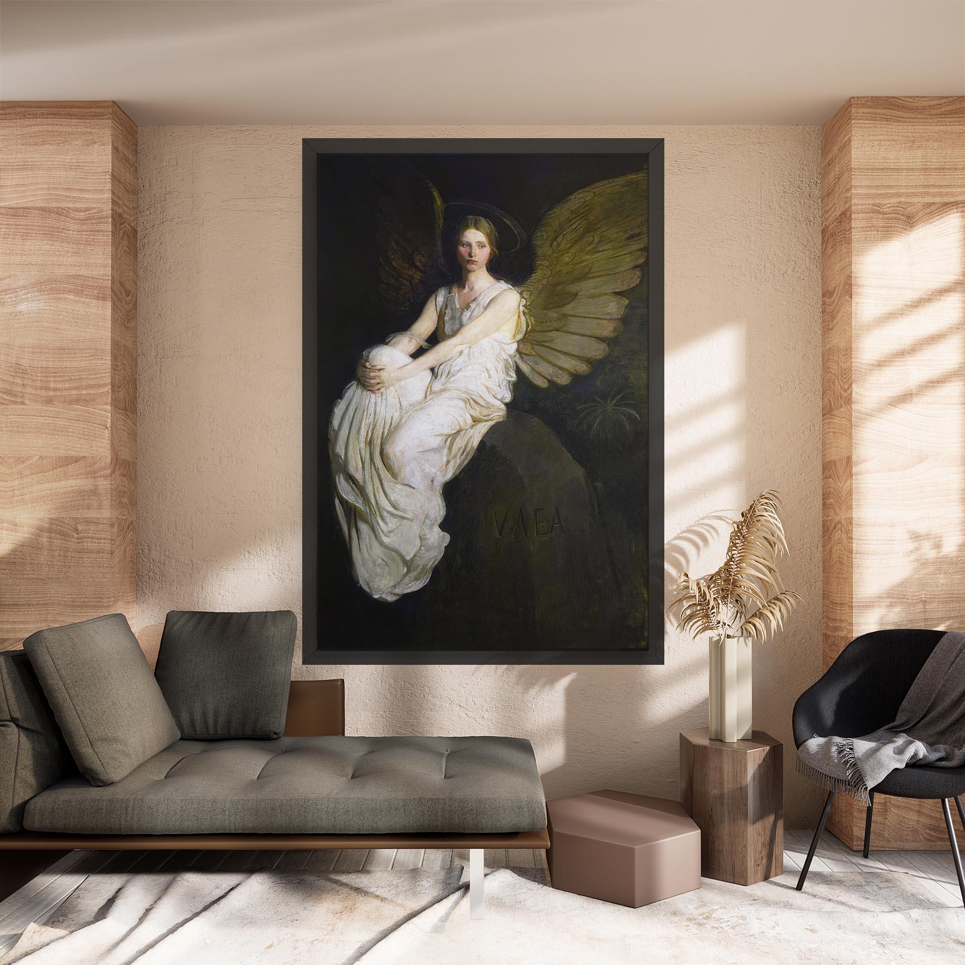 Tablou Canvas Angel Thinking mockup 8