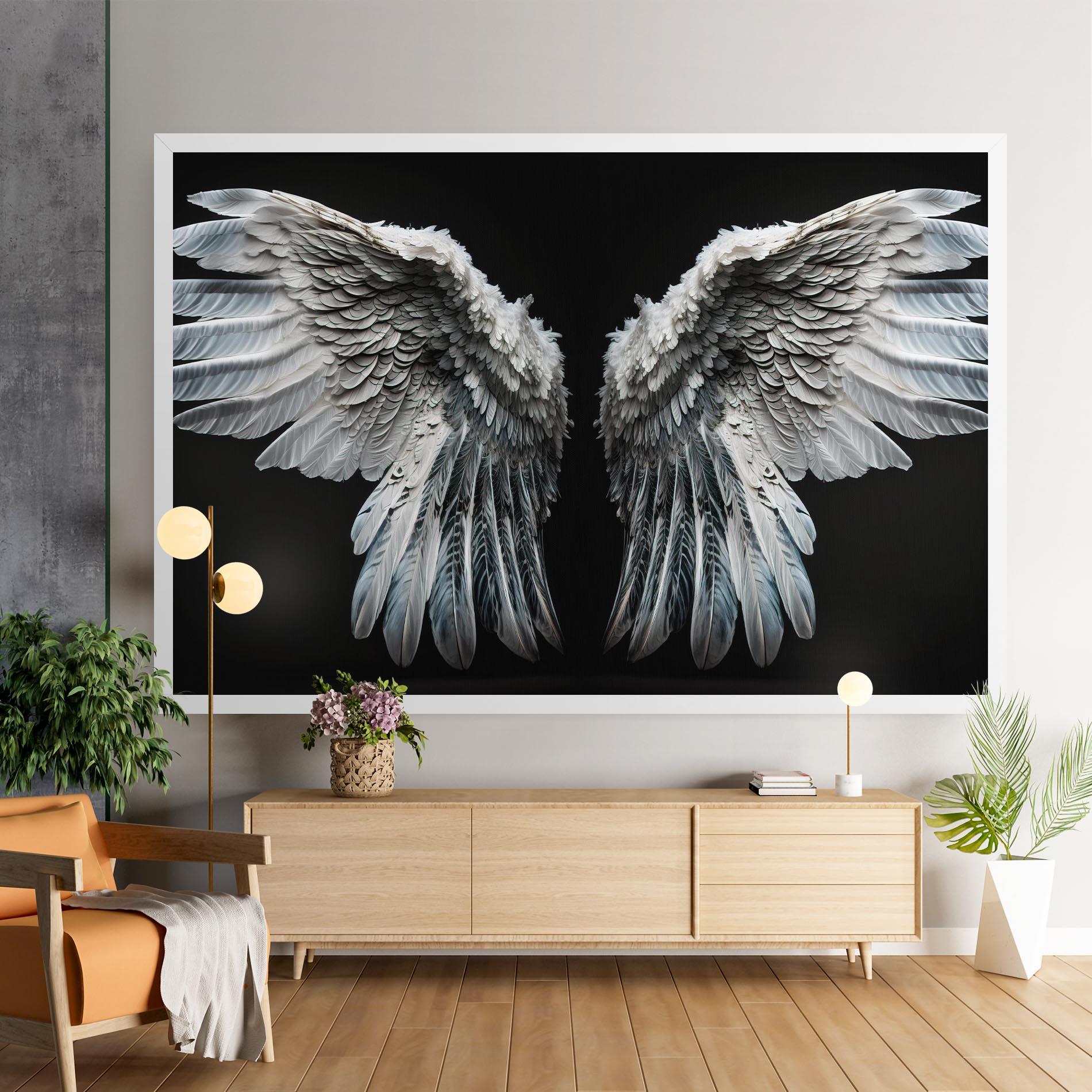Tablou Canvas Big Angel Wings mockup 9