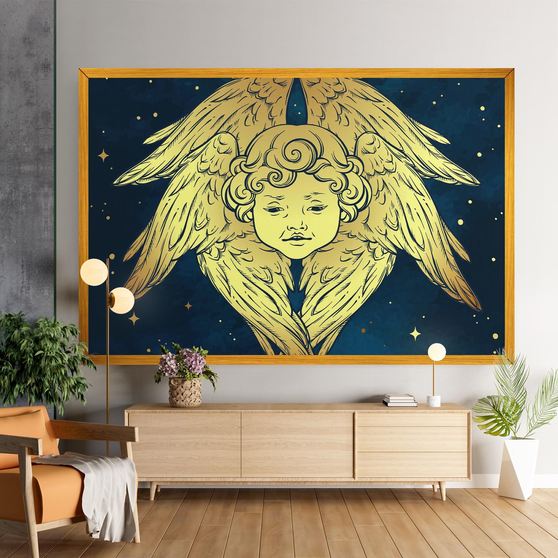 Gold Wings Angel mockup 9