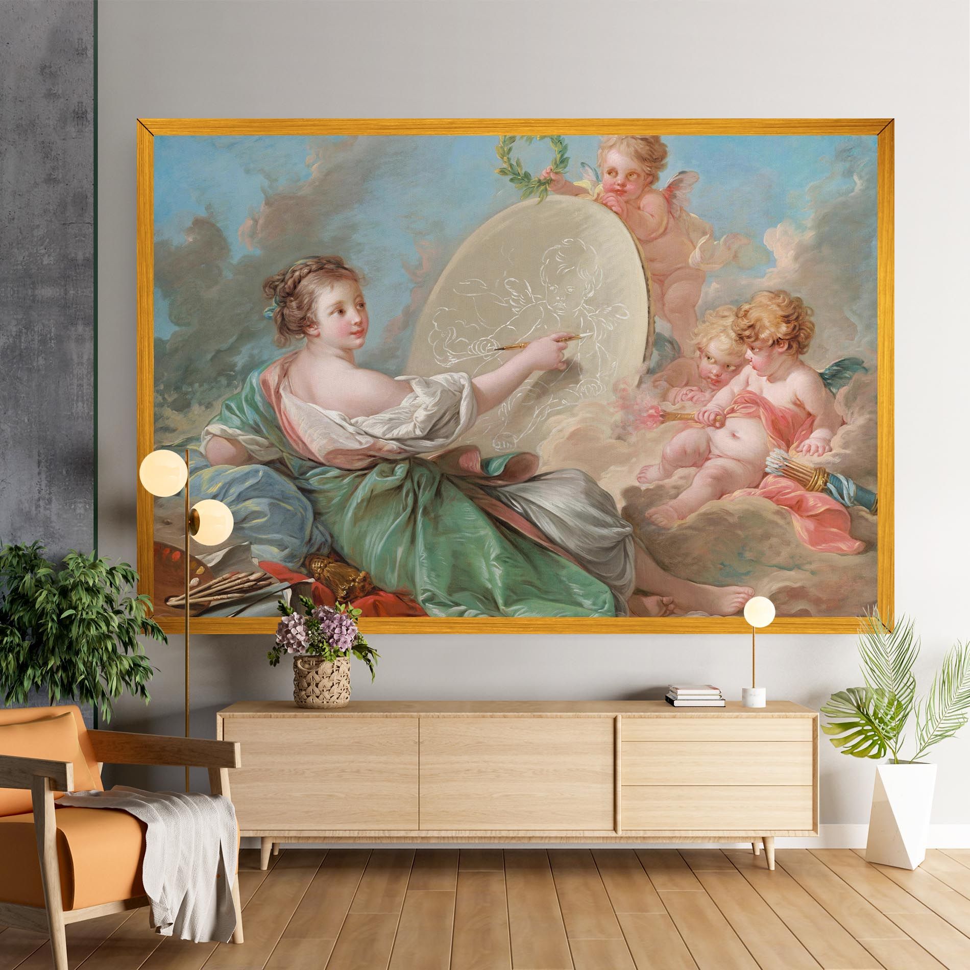 Painting Cute Angels mockup 9
