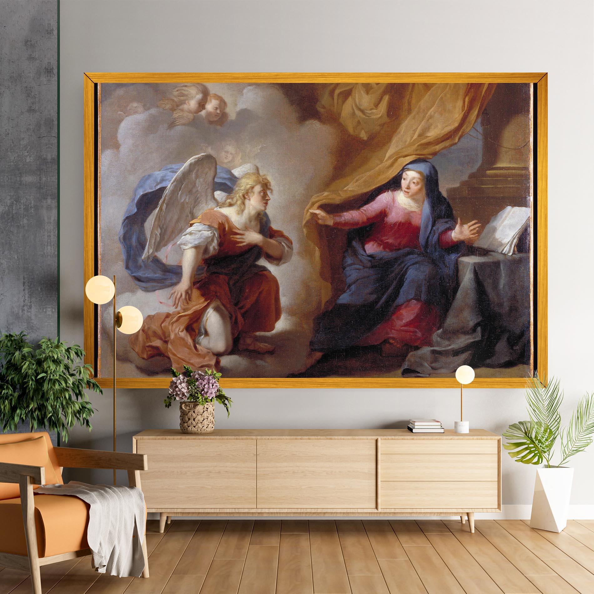 Tablou Canvas Painting Old Angel mockup 9