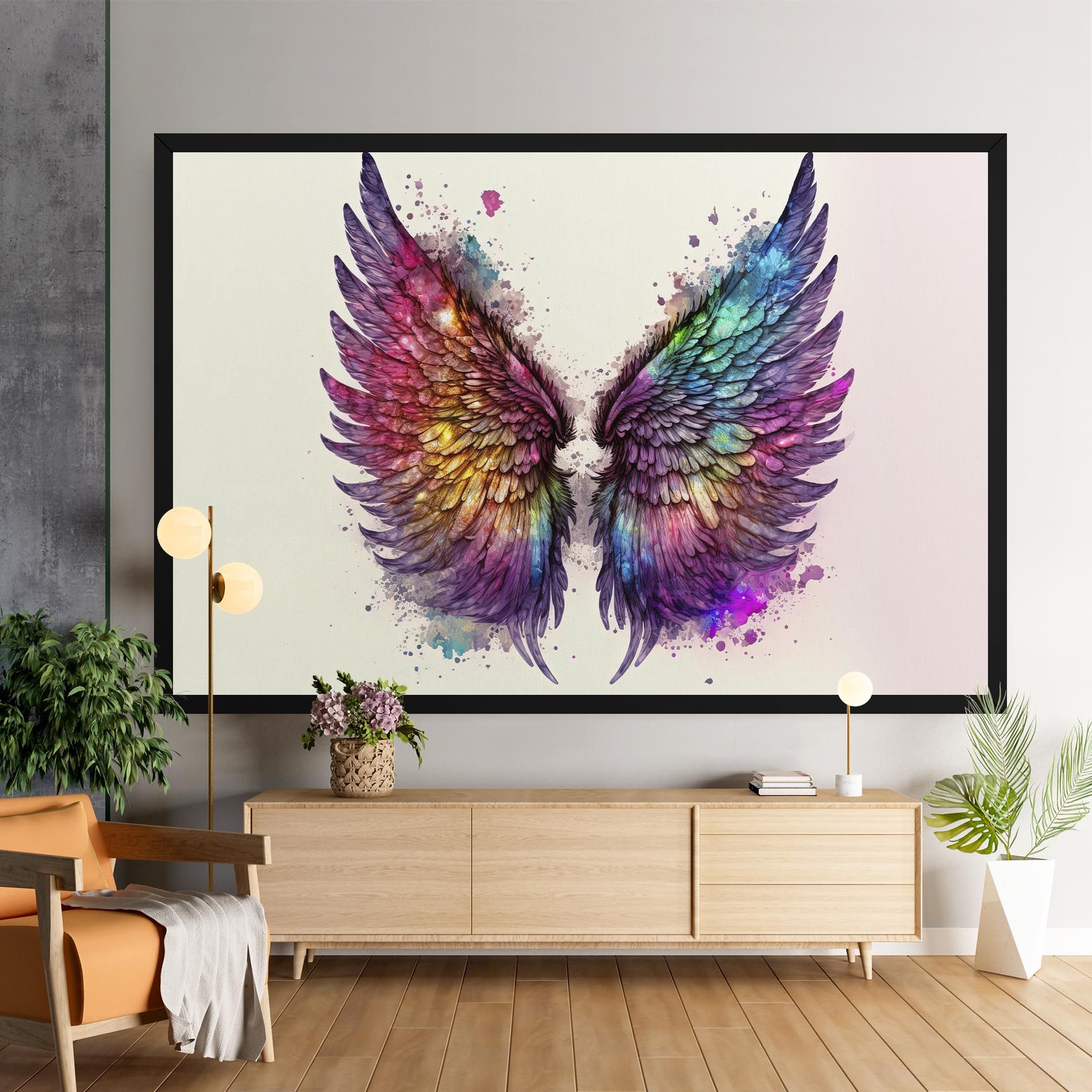 Magic Watercolor Wings mockup 9