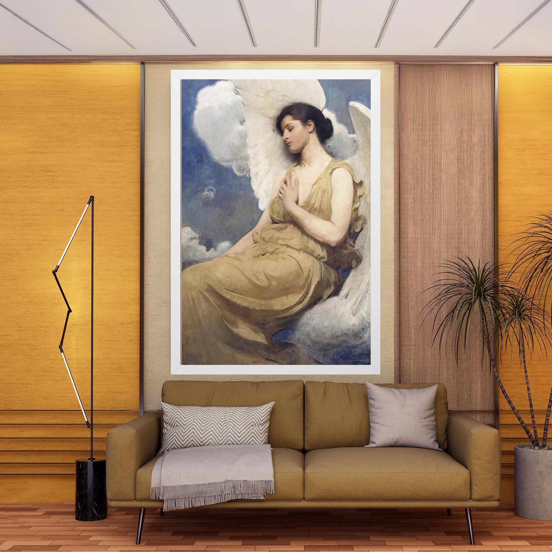 Angel Woman Painting mockup 9