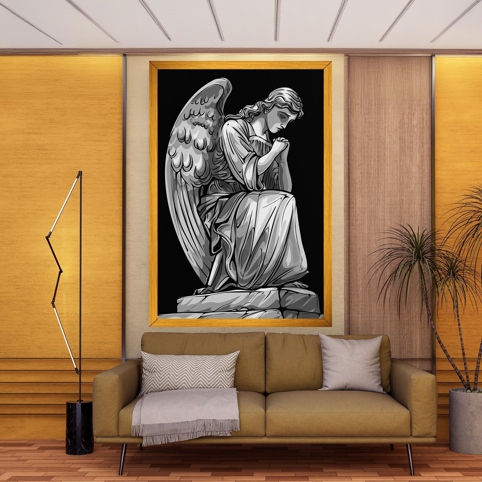 Tablou Canvas Pray Angel mockup 9