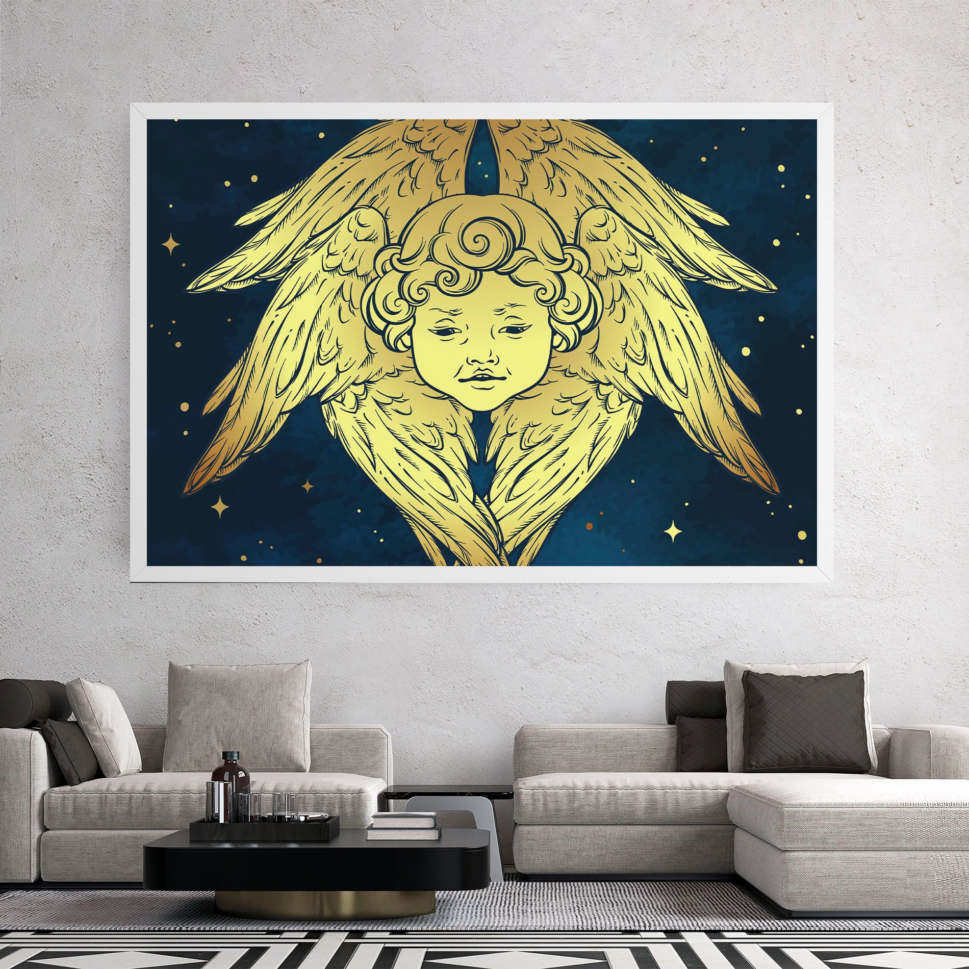 Gold Wings Angel mockup 2