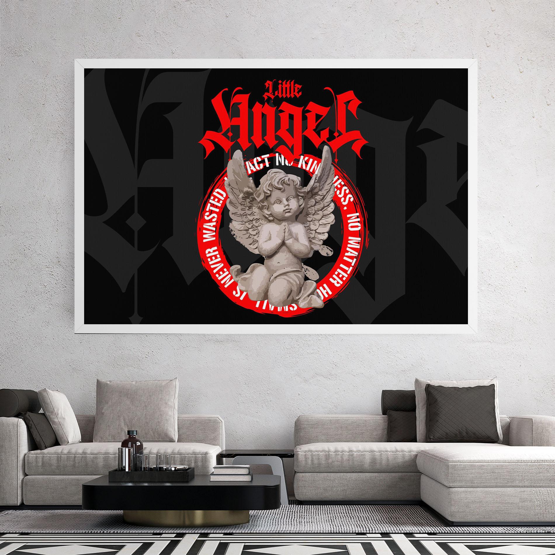 Tablou Canvas Little Angel mockup 2