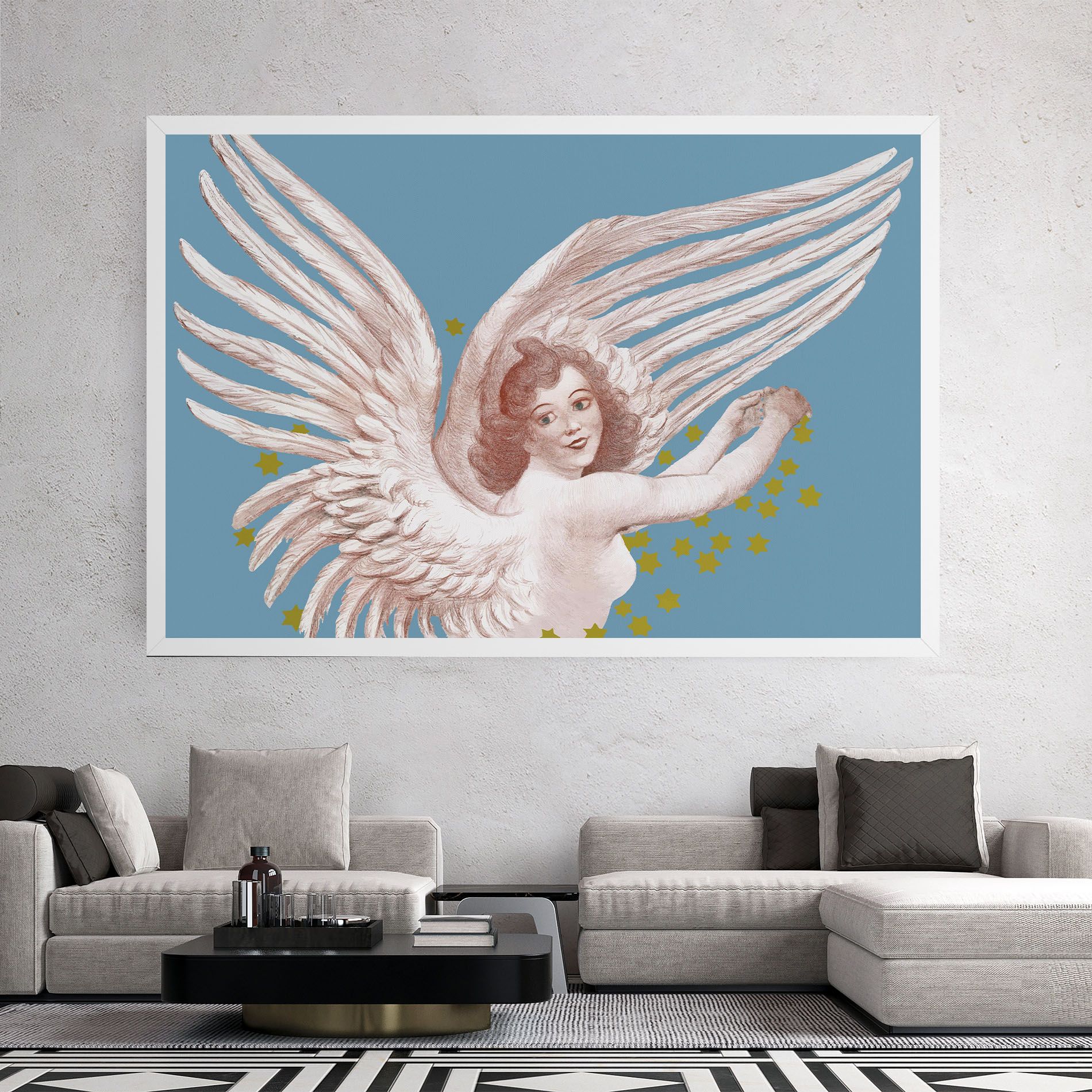 Stars Angel mockup 2