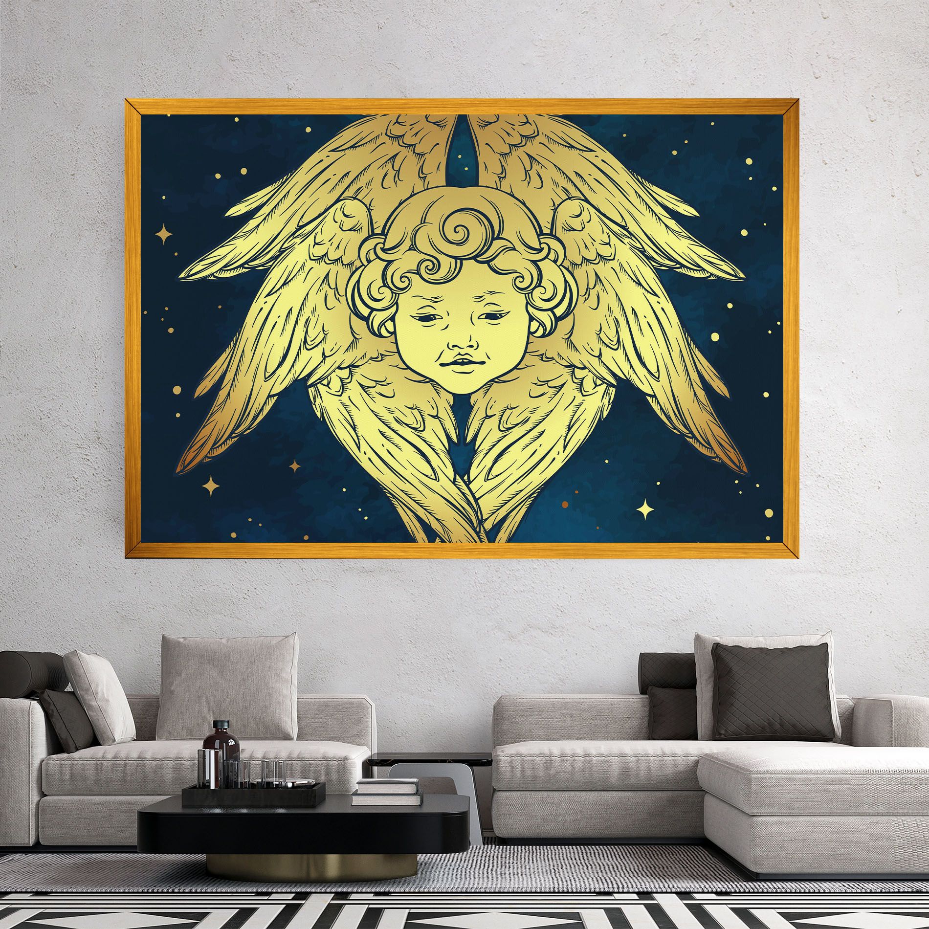 Gold Wings Angel mockup 2