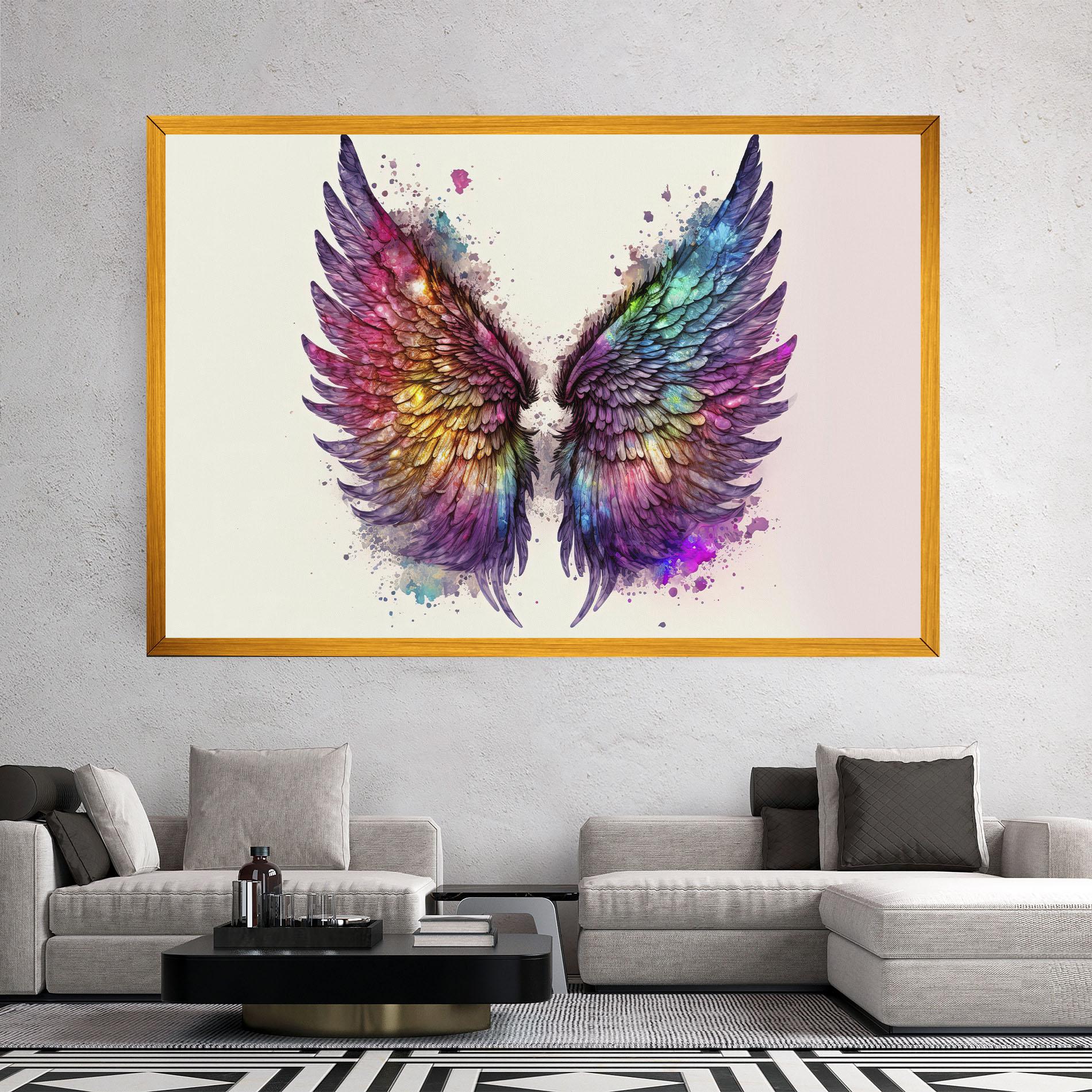 Tablou Canvas Magic Watercolor Wings mockup 2