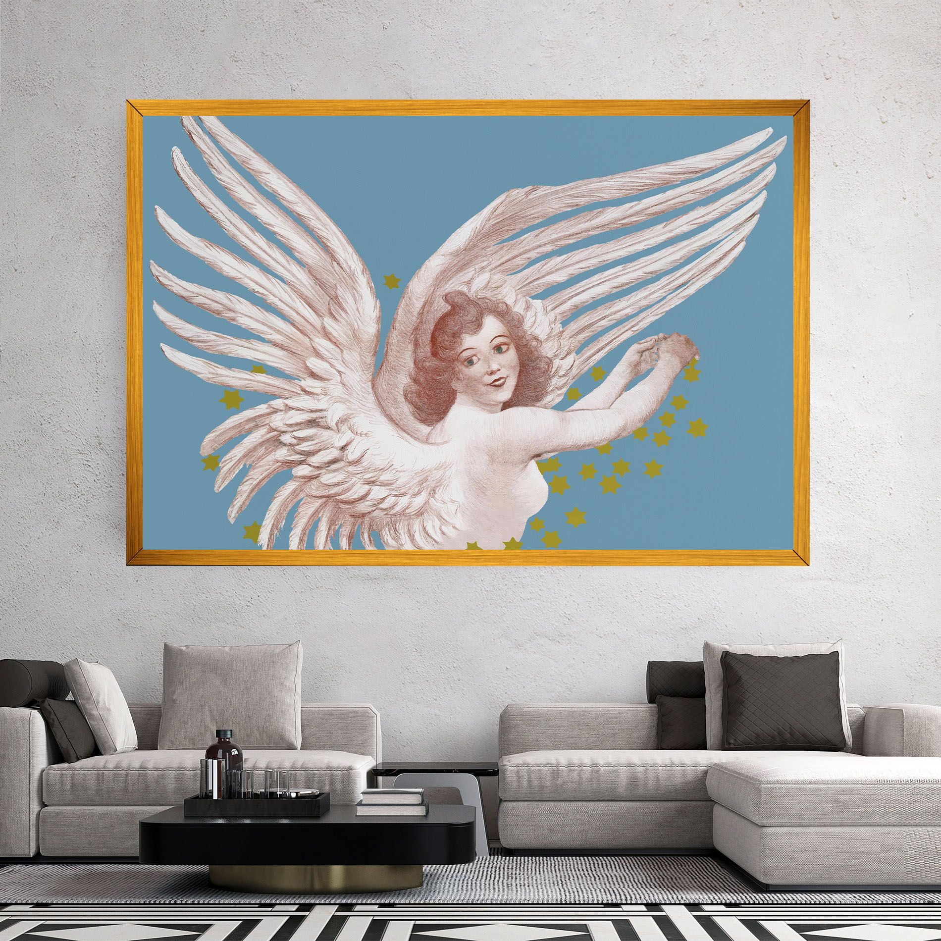 Stars Angel mockup 2