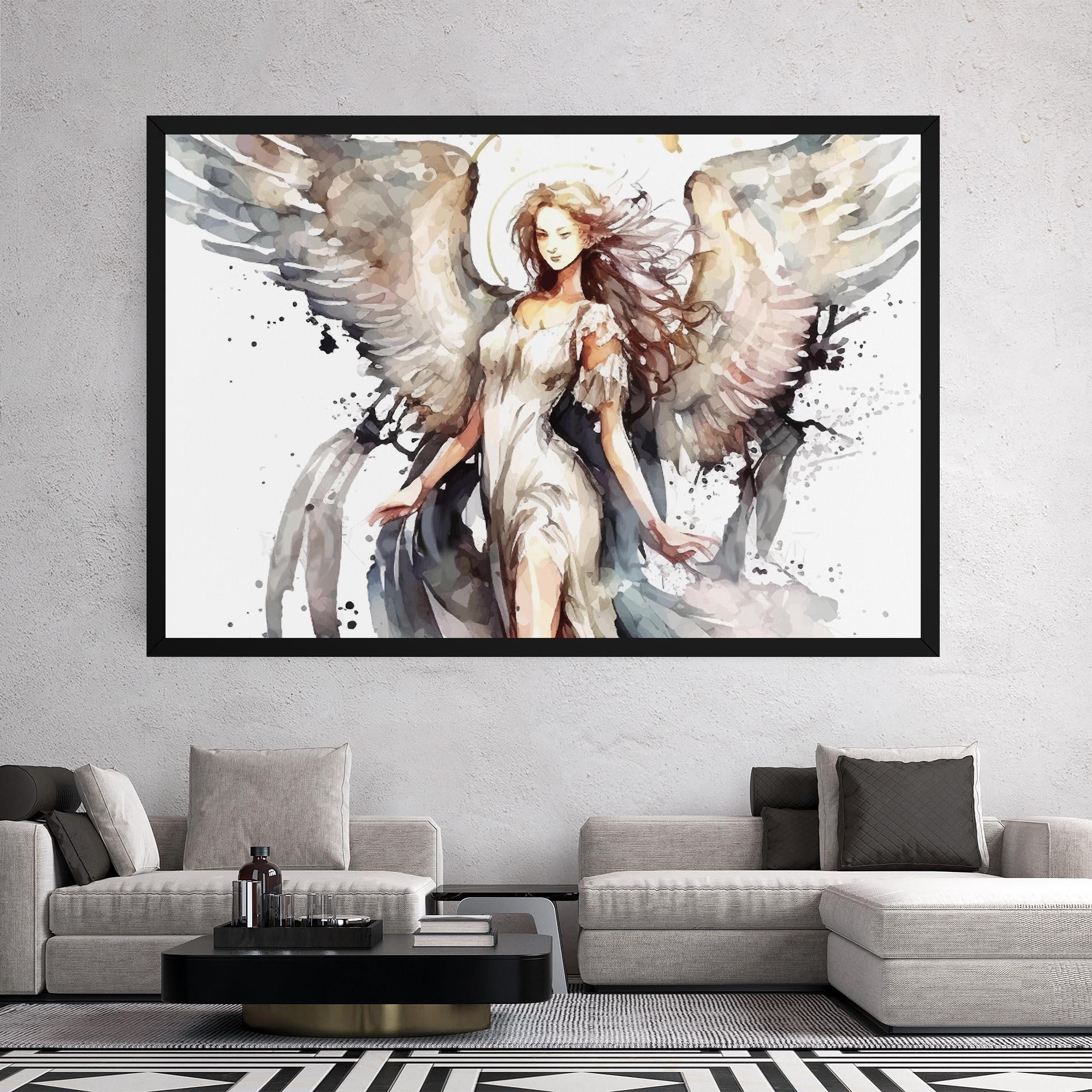 Tablou Canvas Angel Lady mockup 2