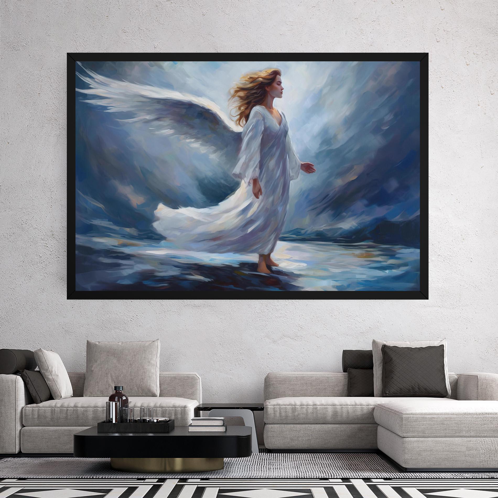 Tablou Canvas Wind Angel Woman mockup 2