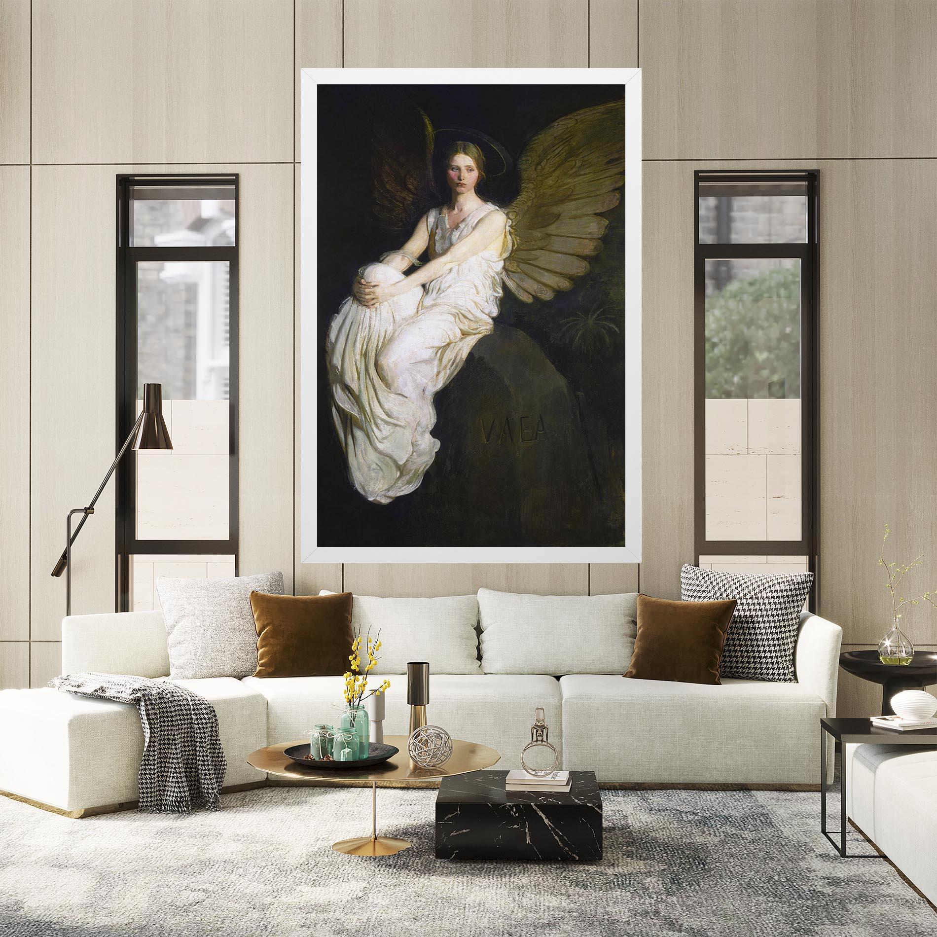 Tablou Canvas Angel Thinking mockup 2