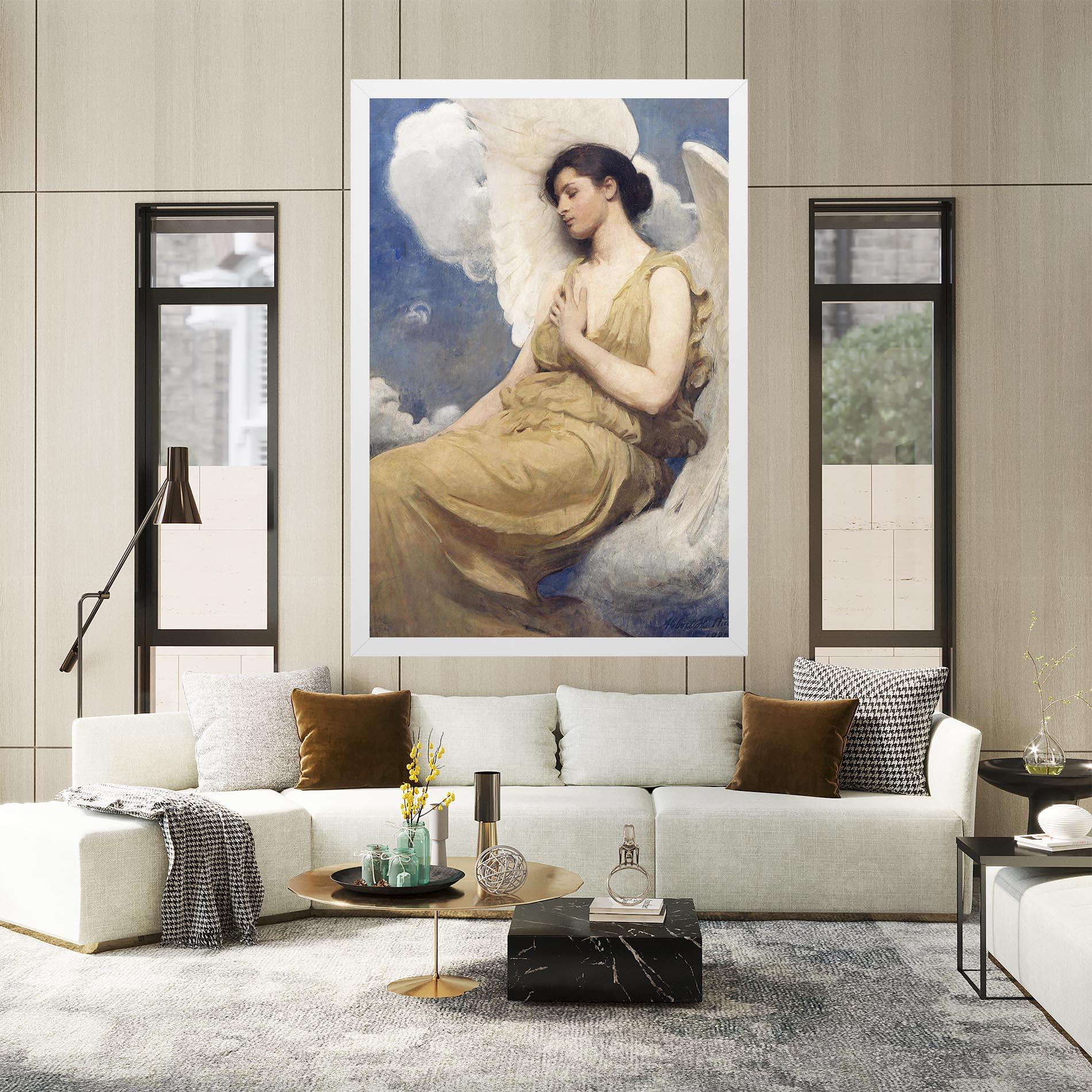 Tablou Canvas Angel Woman Painting mockup 2
