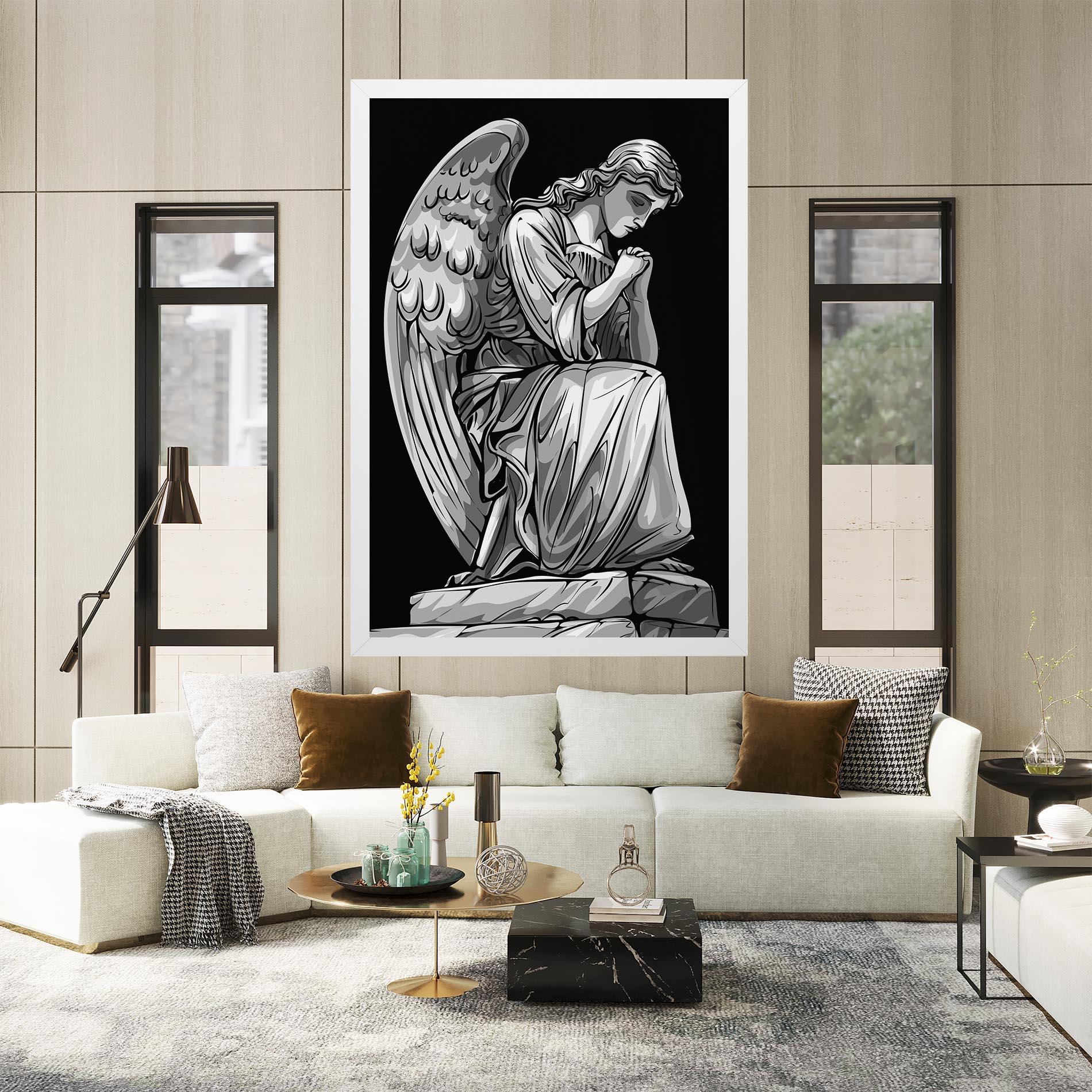 Tablou Canvas Pray Angel mockup 2