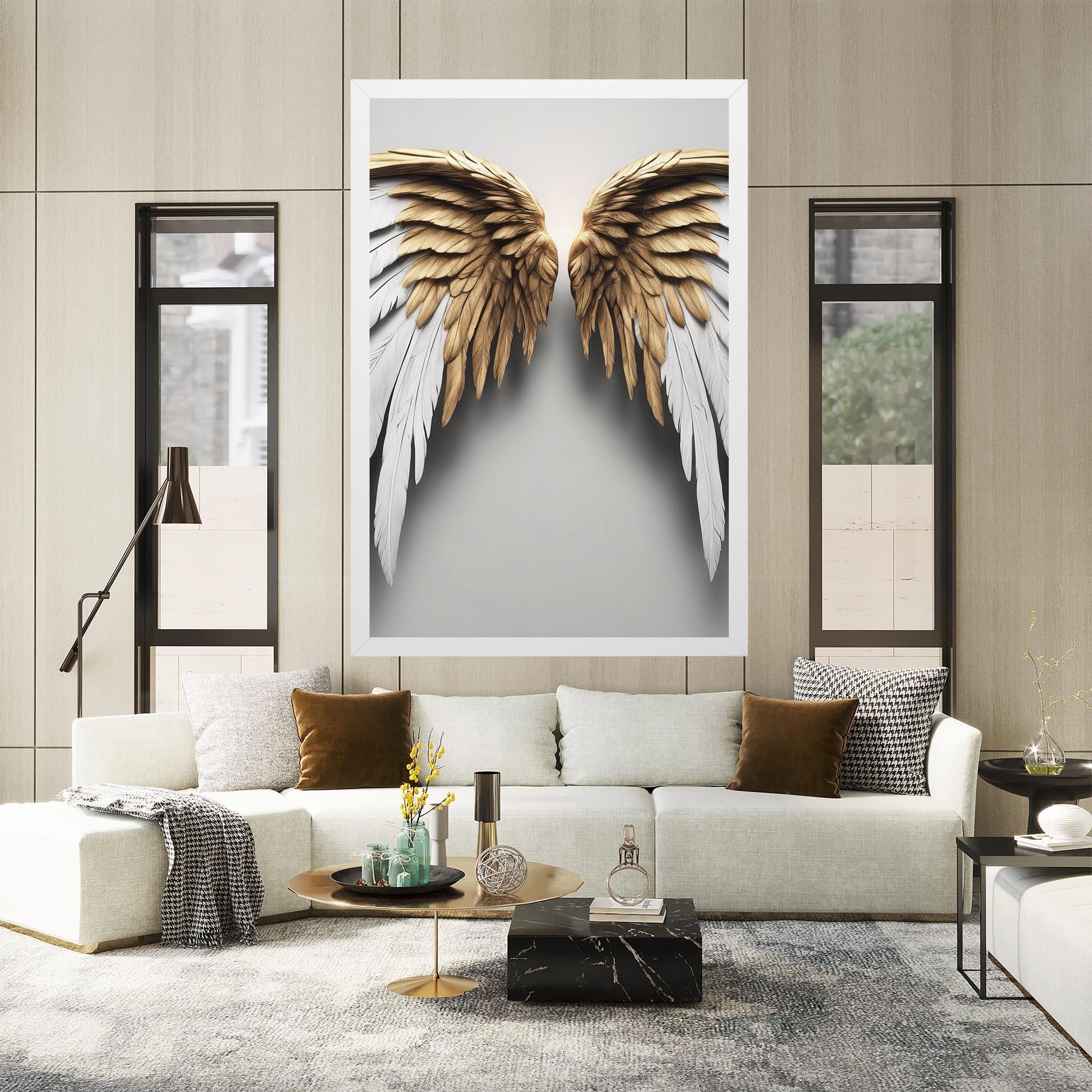 Tablou Canvas Realistic Angel Wings mockup 2