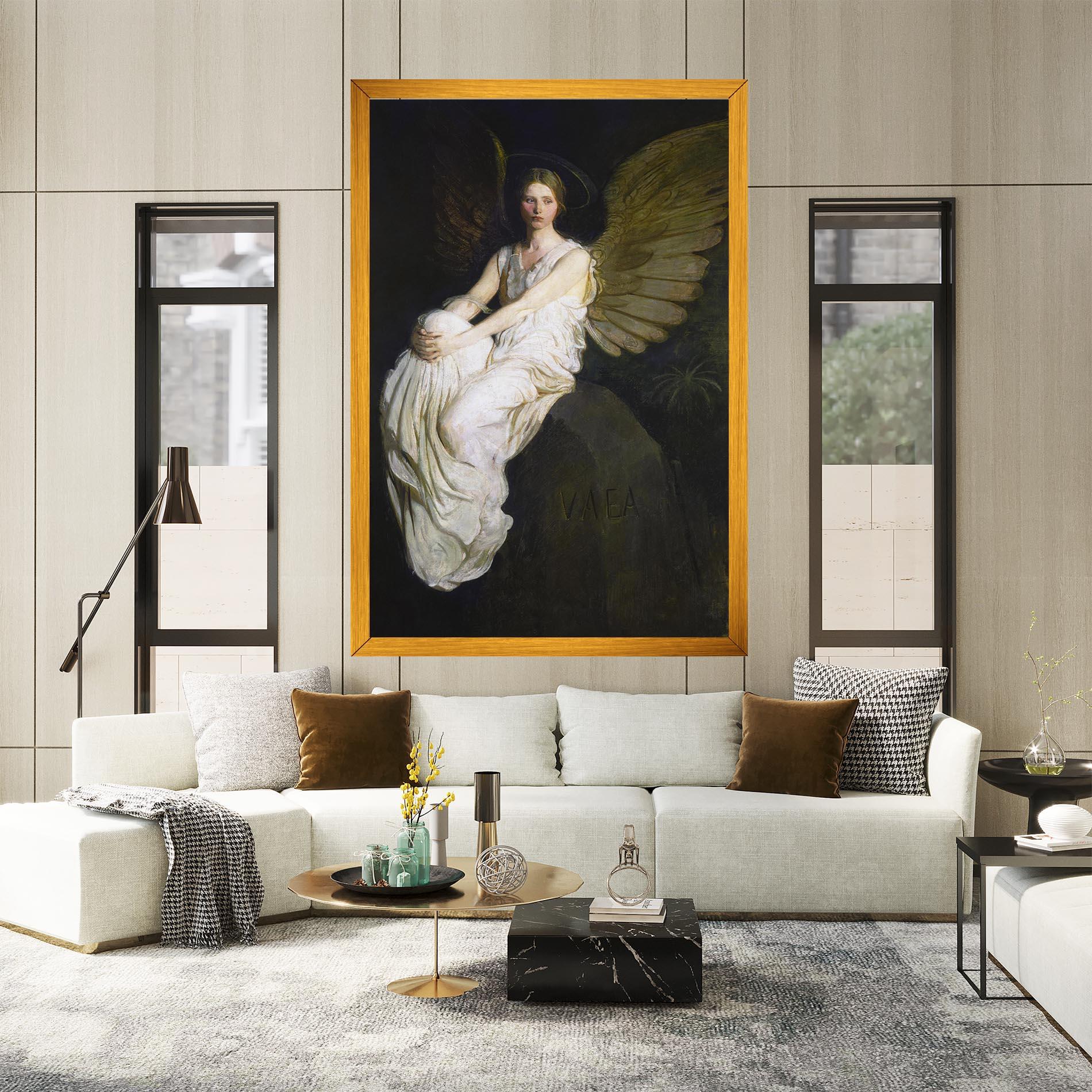 Tablou Canvas Angel Thinking mockup 2