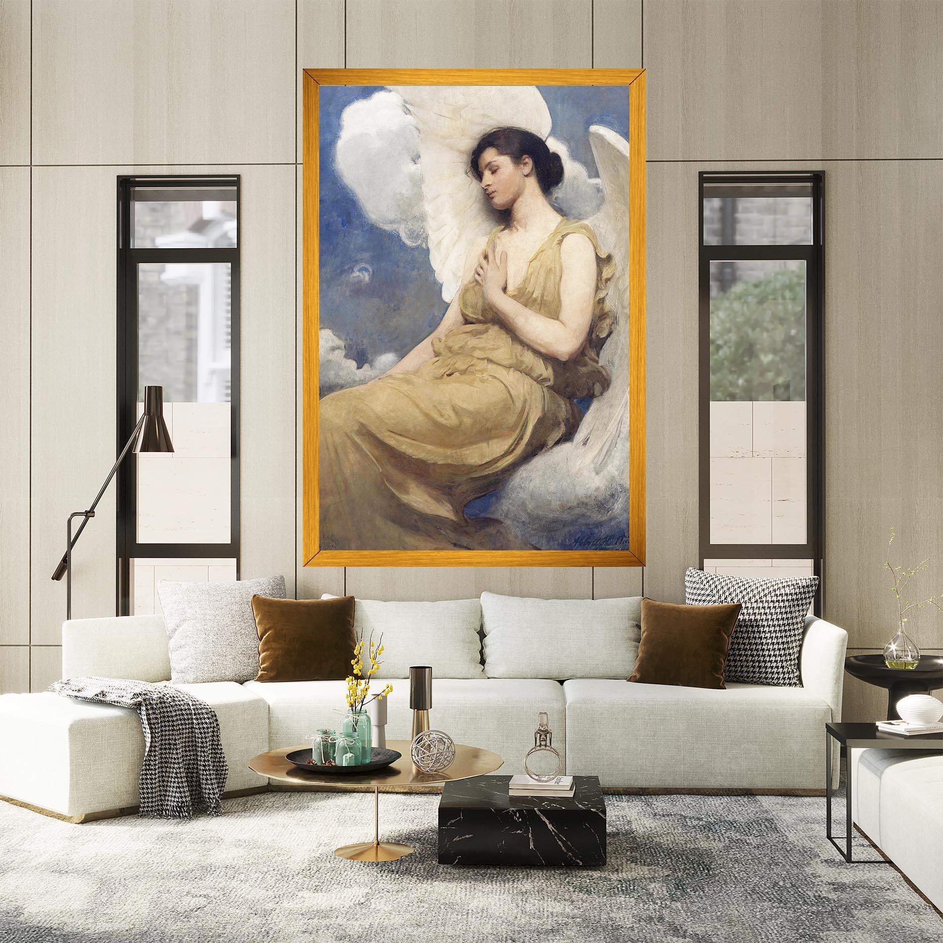 Tablou Canvas Angel Woman Painting mockup 2