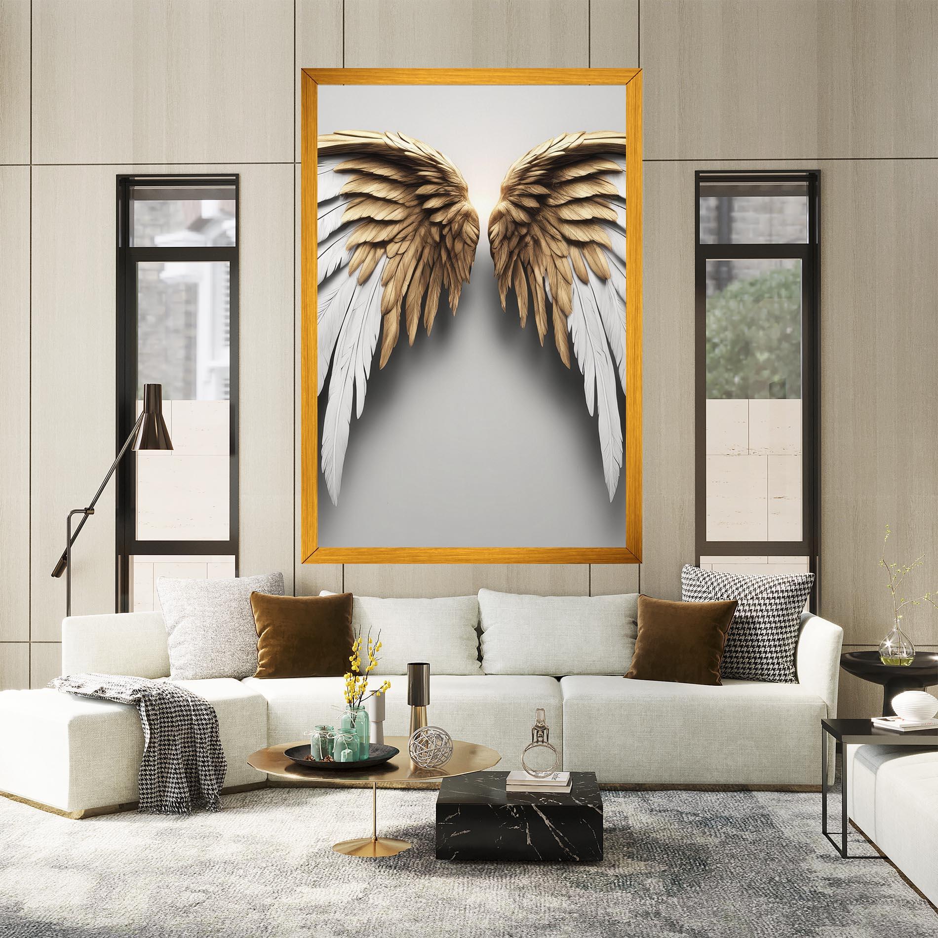 Tablou Canvas Realistic Angel Wings mockup 2