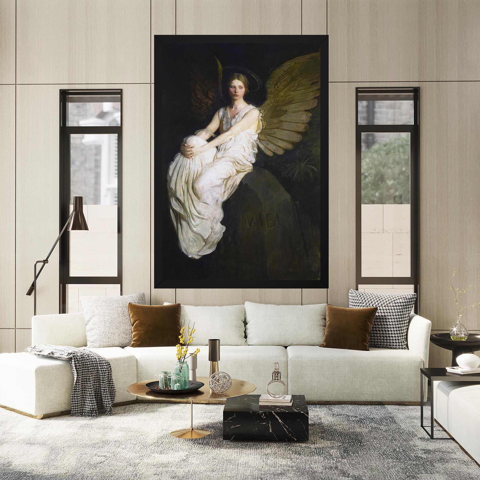 Tablou Canvas Angel Thinking mockup 2