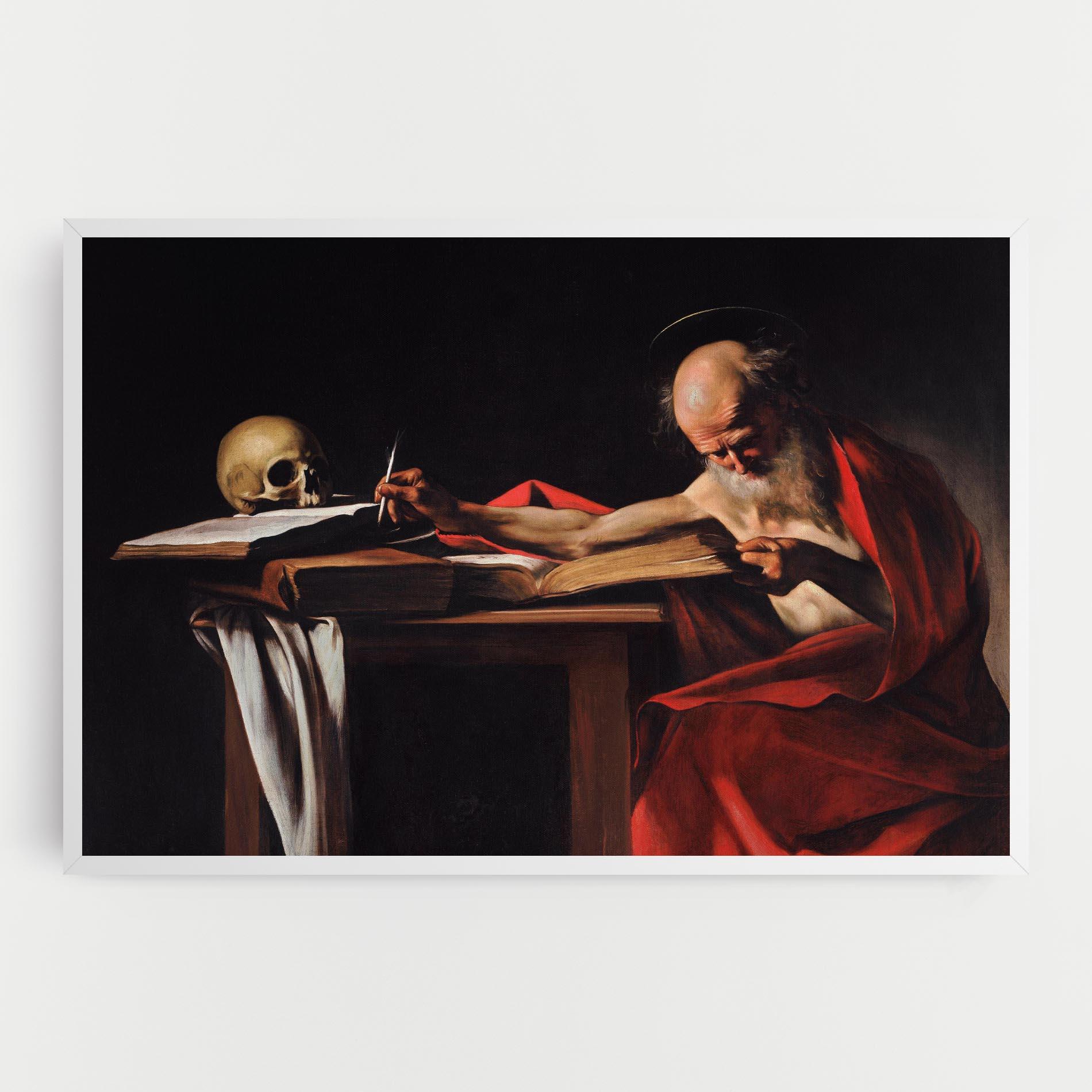 Tablou Canvas Saint Jerome Writing mockup 0