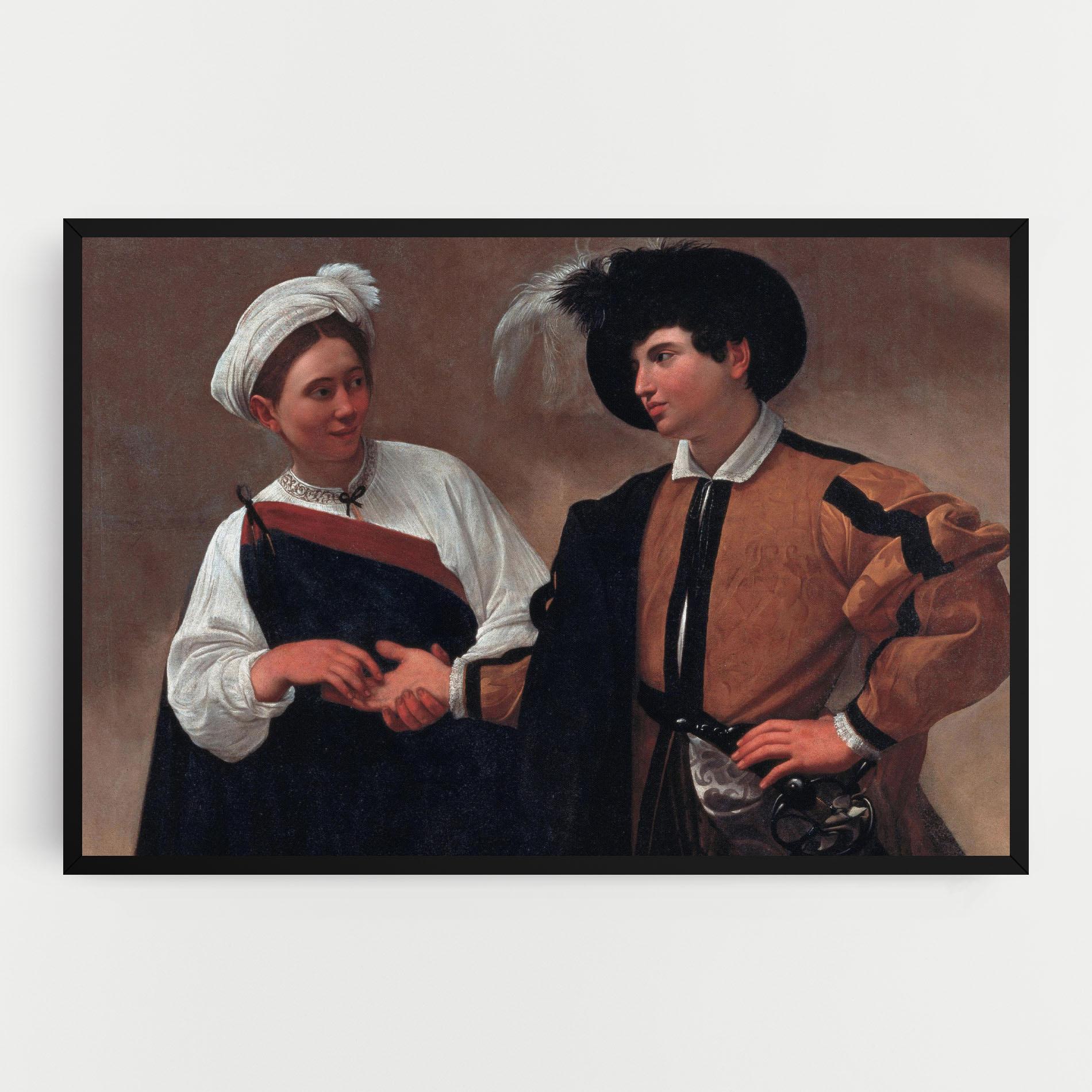 Tablou Canvas Caravaggio Good Luck mockup 0