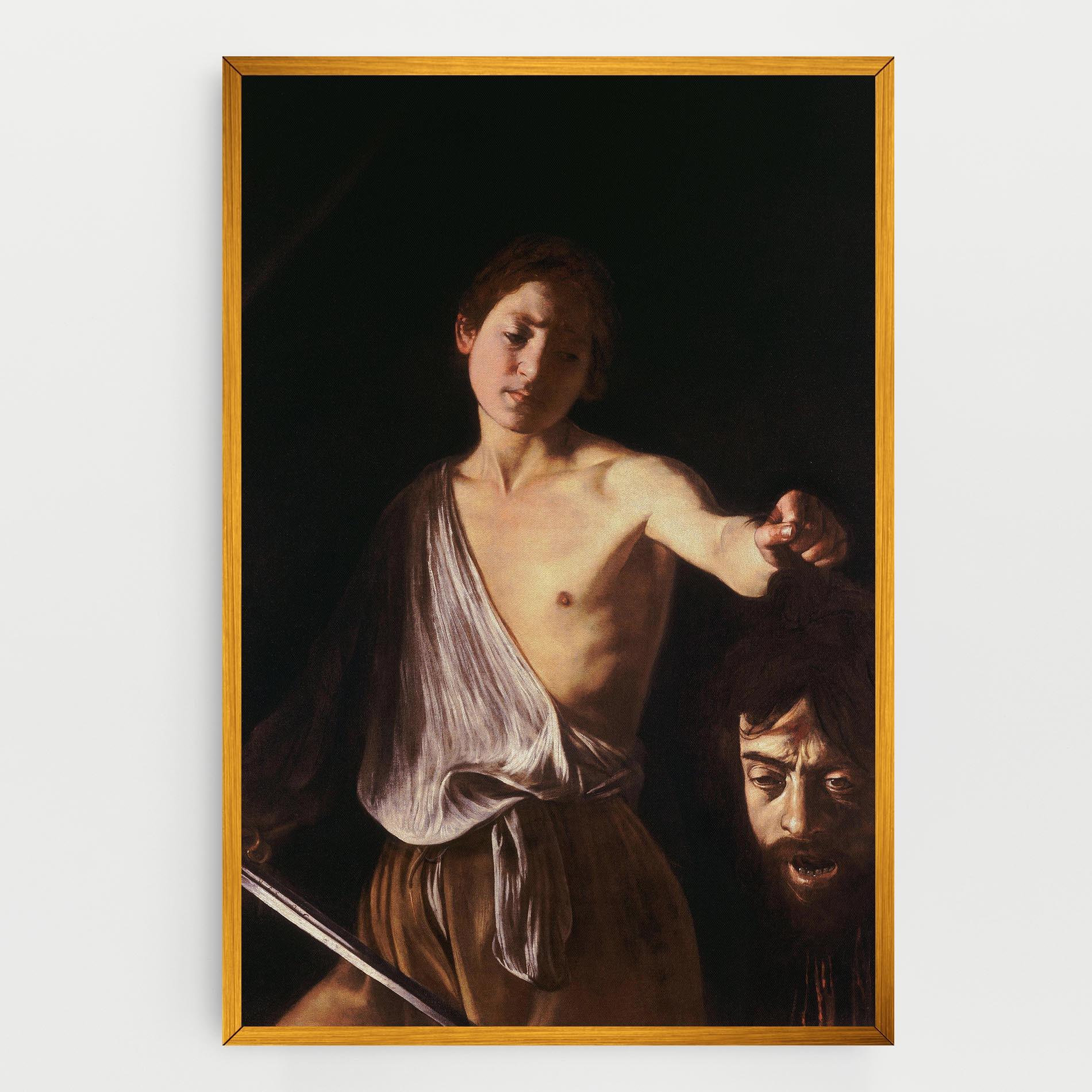 Tablou Canvas David With The Head Of Goliath mockup 0