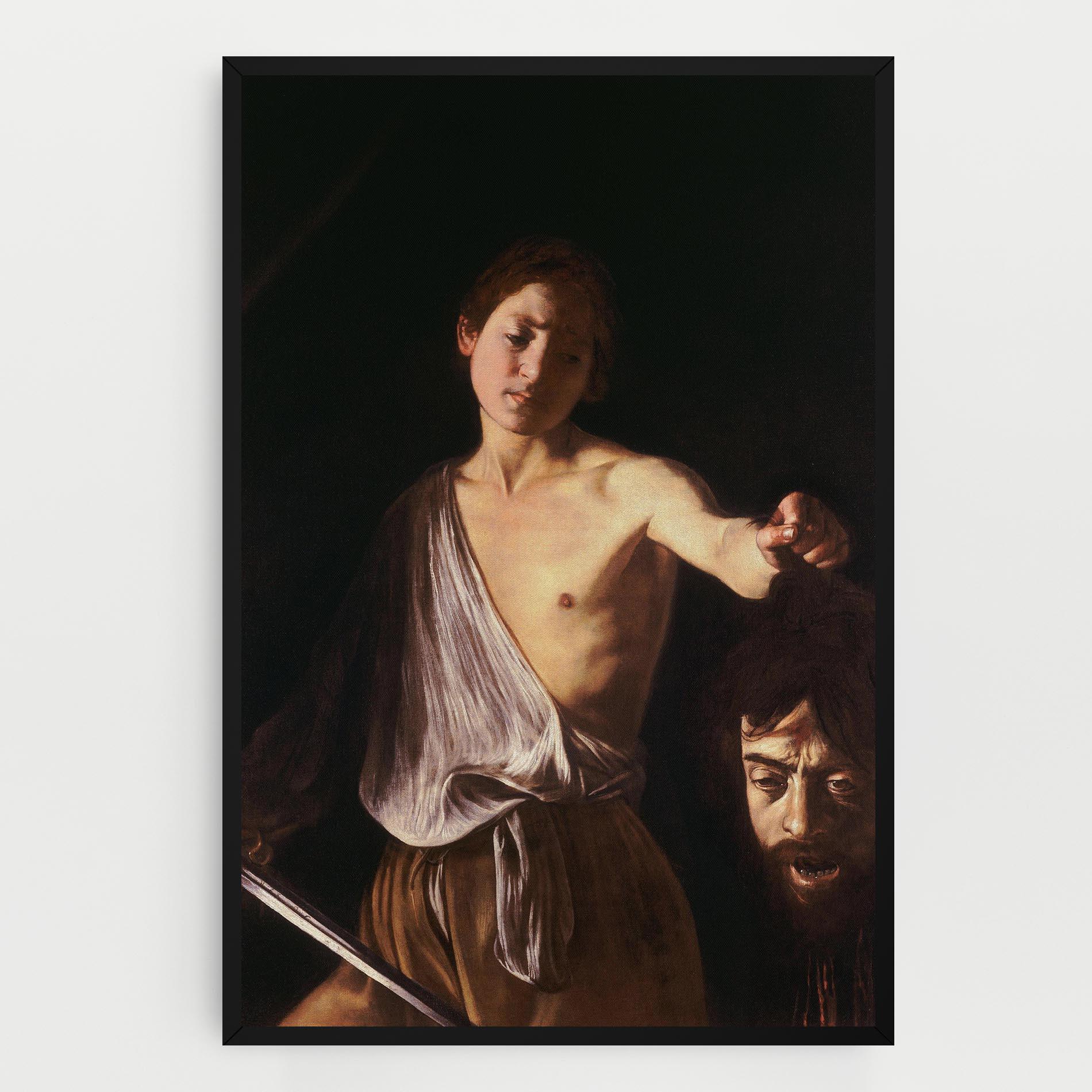 Tablou Canvas David With The Head Of Goliath mockup 0