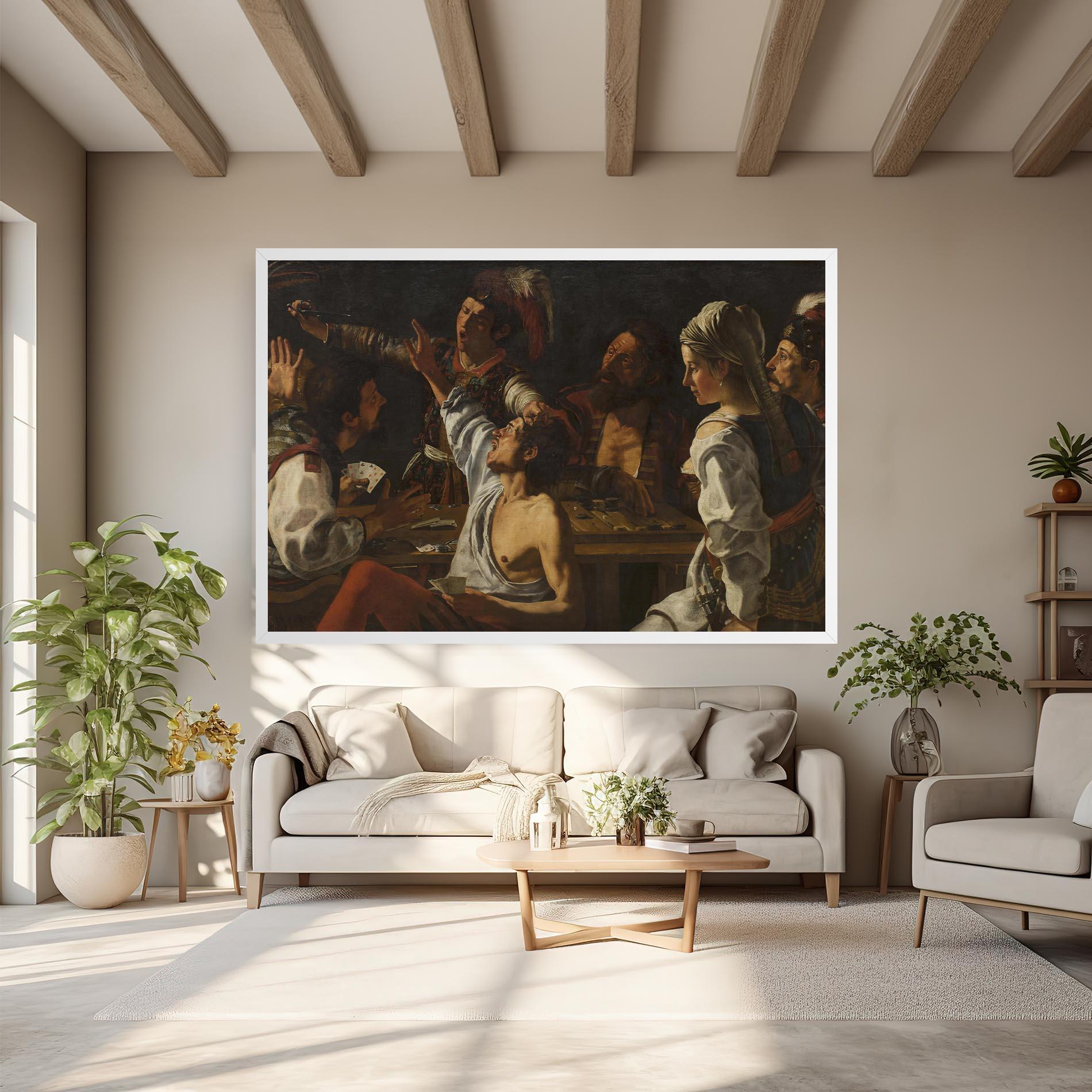 Tablou Canvas Rombouts Backgammon mockup 6