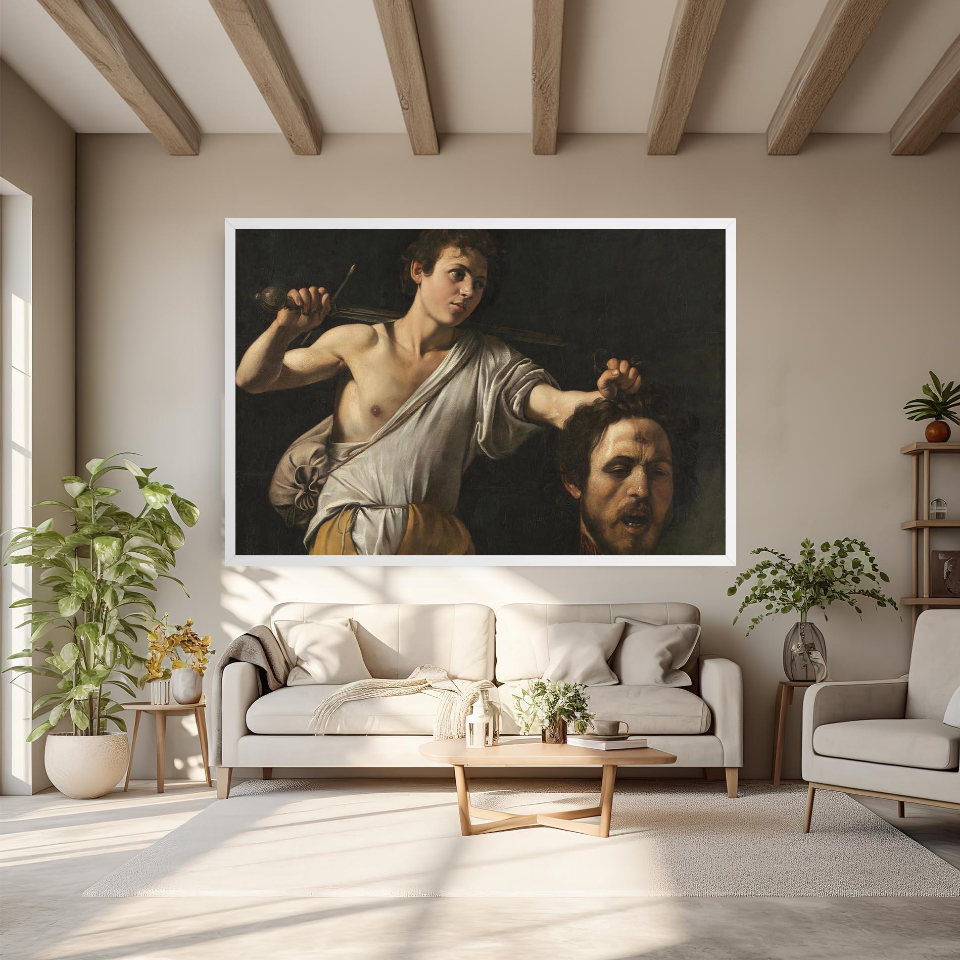 Tablou Canvas The Head Of Goliath mockup 6