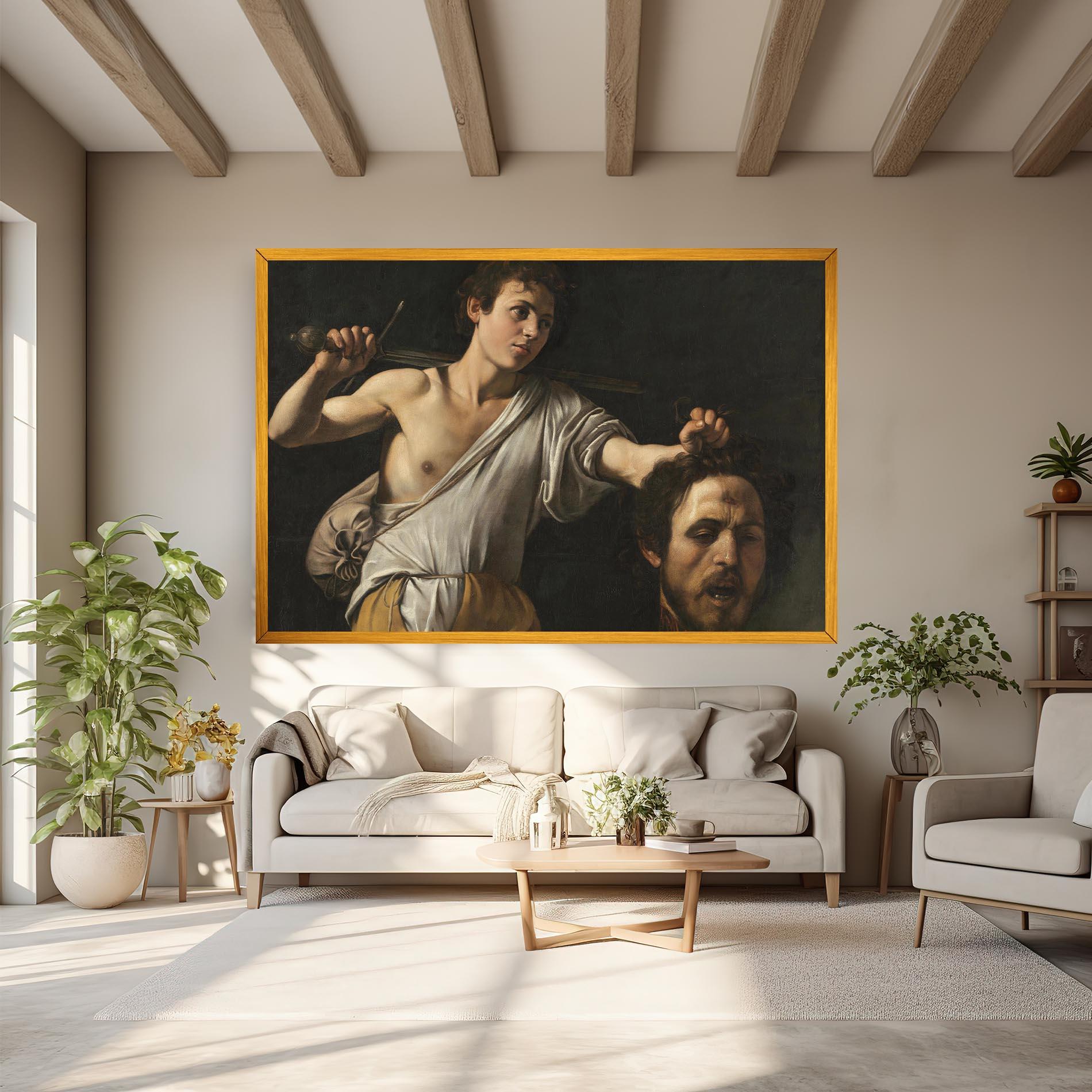 Tablou Canvas The Head Of Goliath mockup 6