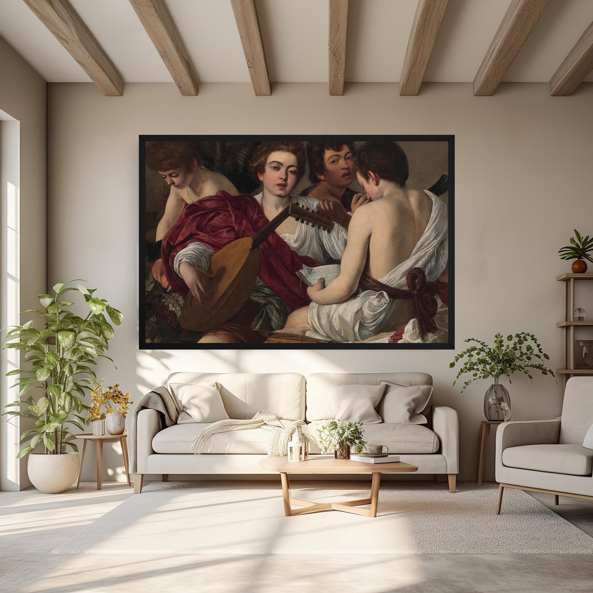 Caravaggio Musici mockup 6