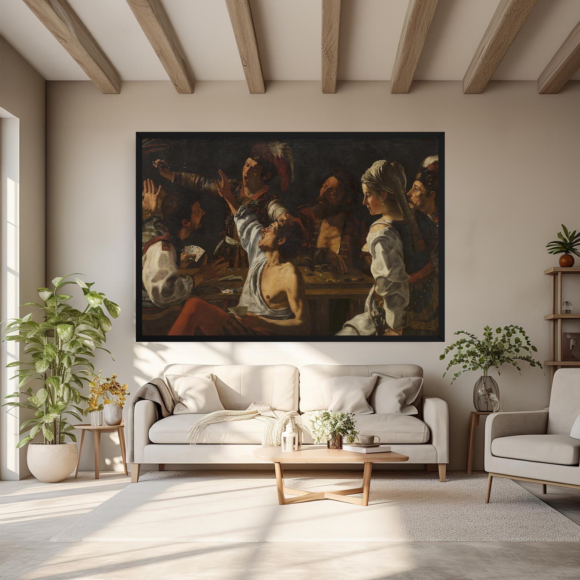 Tablou Canvas Rombouts Backgammon mockup 6