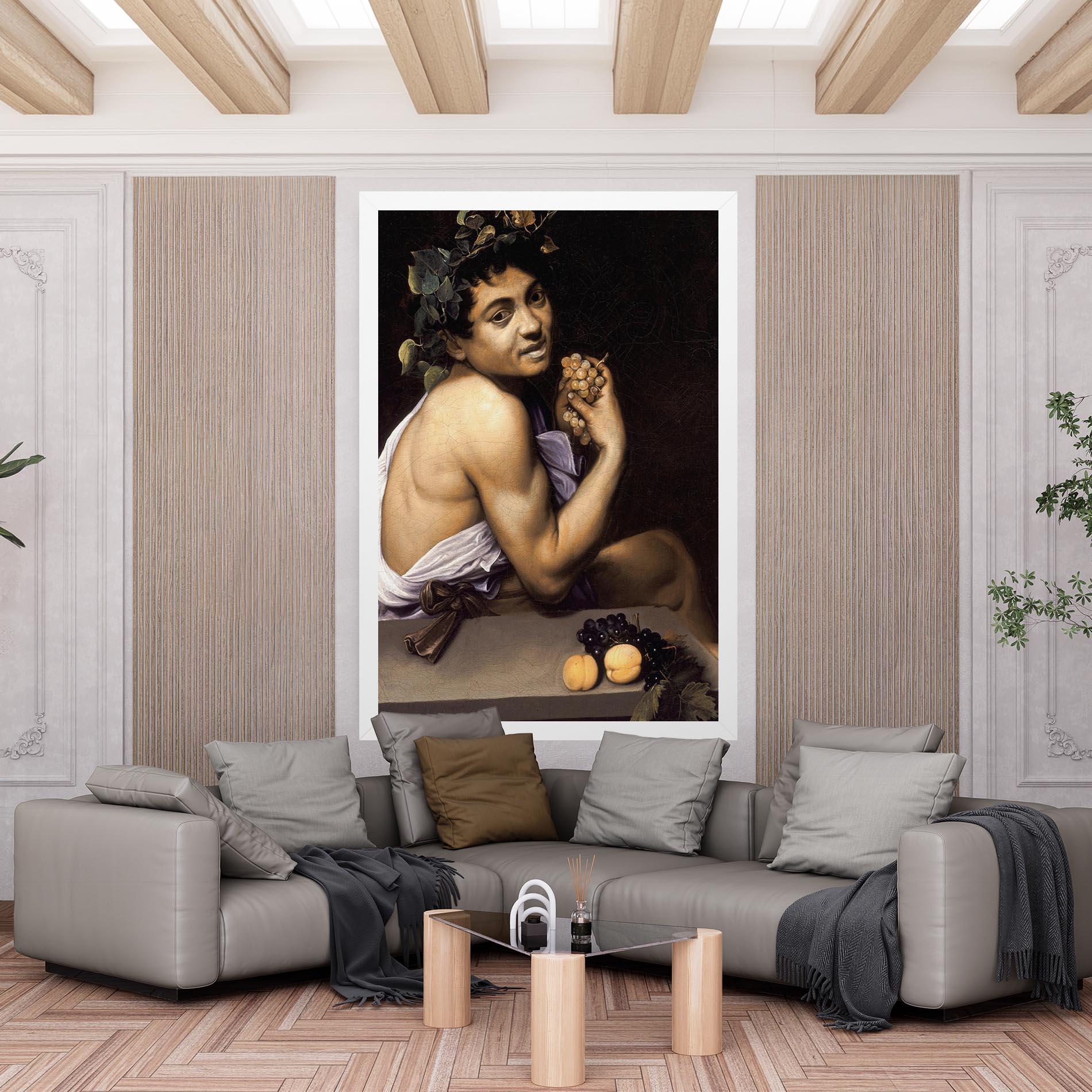 Tablou Canvas Young Sick Bacchus mockup 6