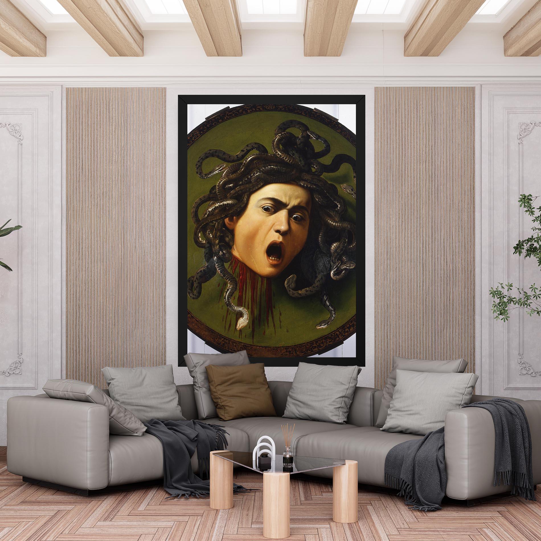 Tablou Canvas Caravaggio Medusa mockup 6