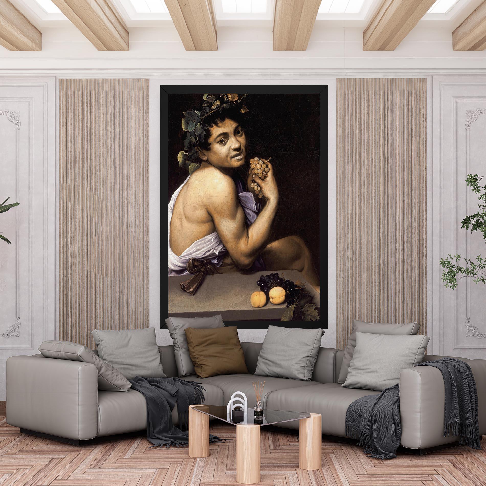 Tablou Canvas Young Sick Bacchus mockup 6