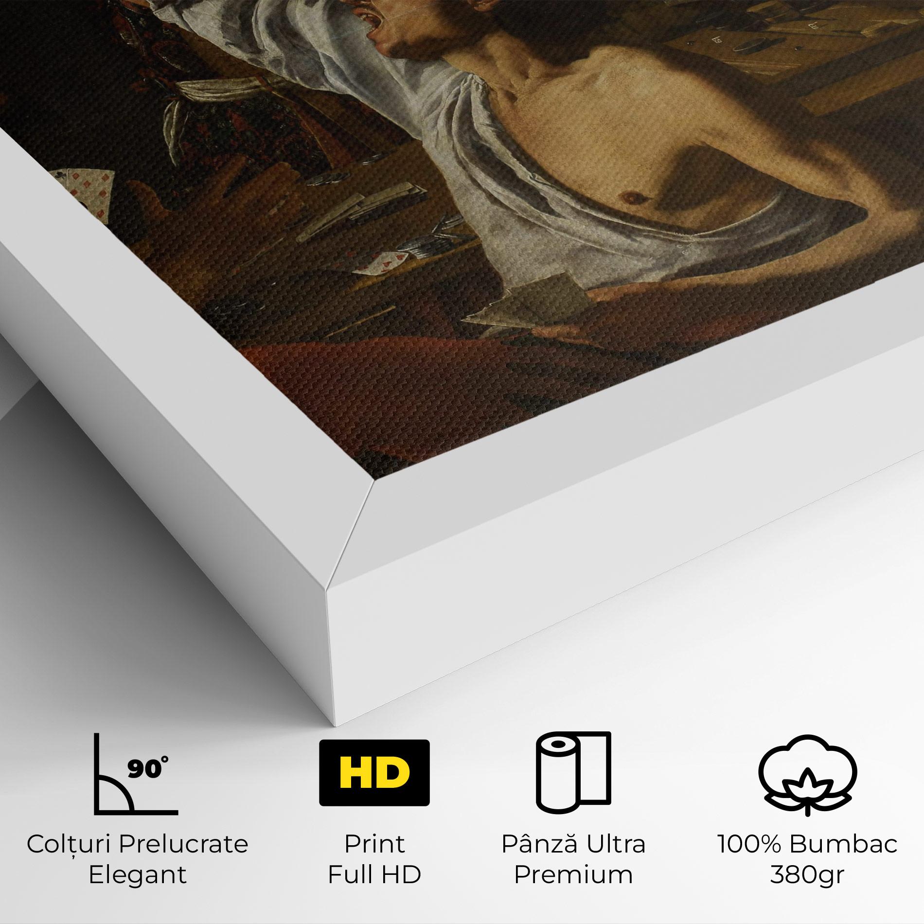 Tablou Canvas Rombouts Backgammon mockup 4