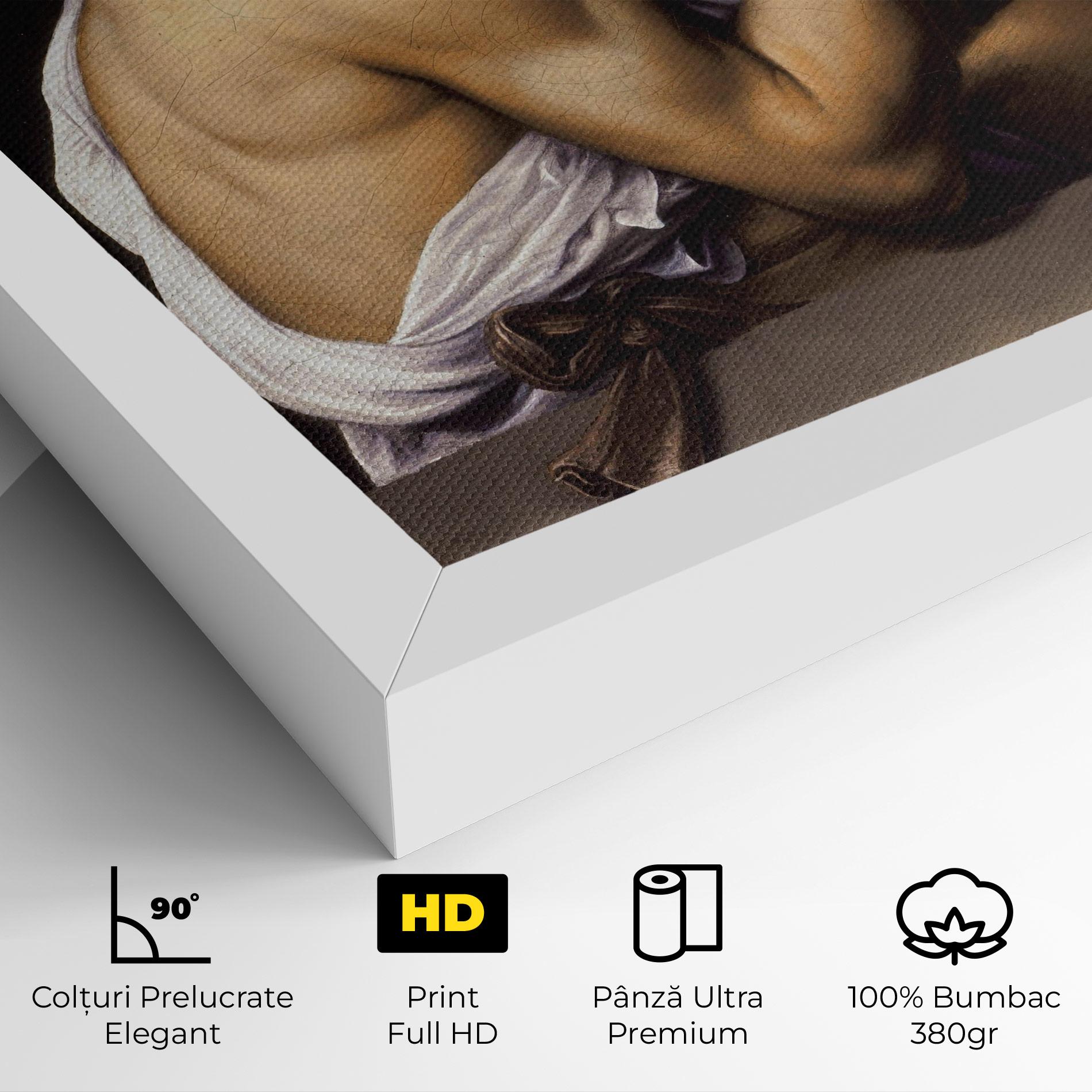 Tablou Canvas Young Sick Bacchus mockup 4