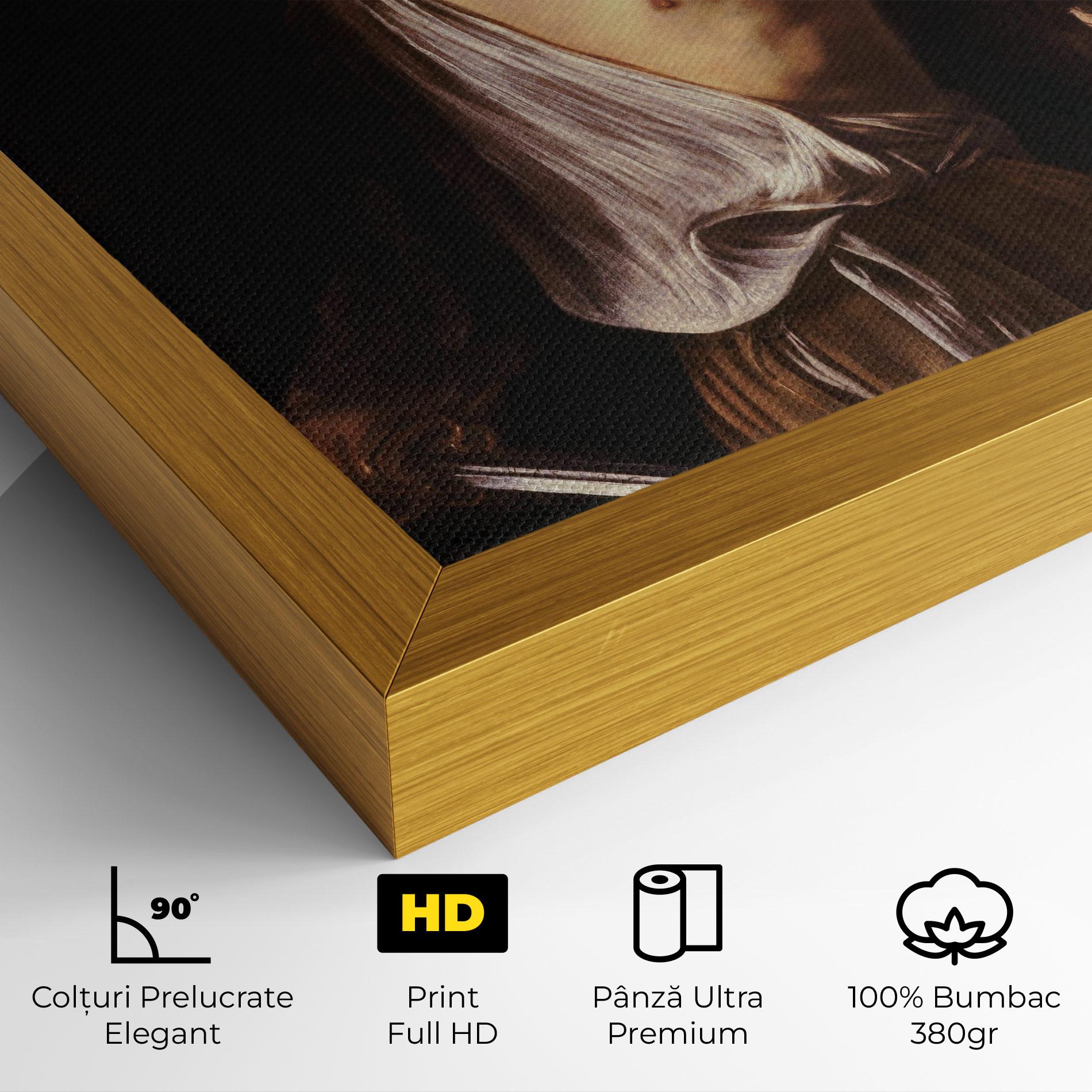 Tablou Canvas David With The Head Of Goliath mockup 4