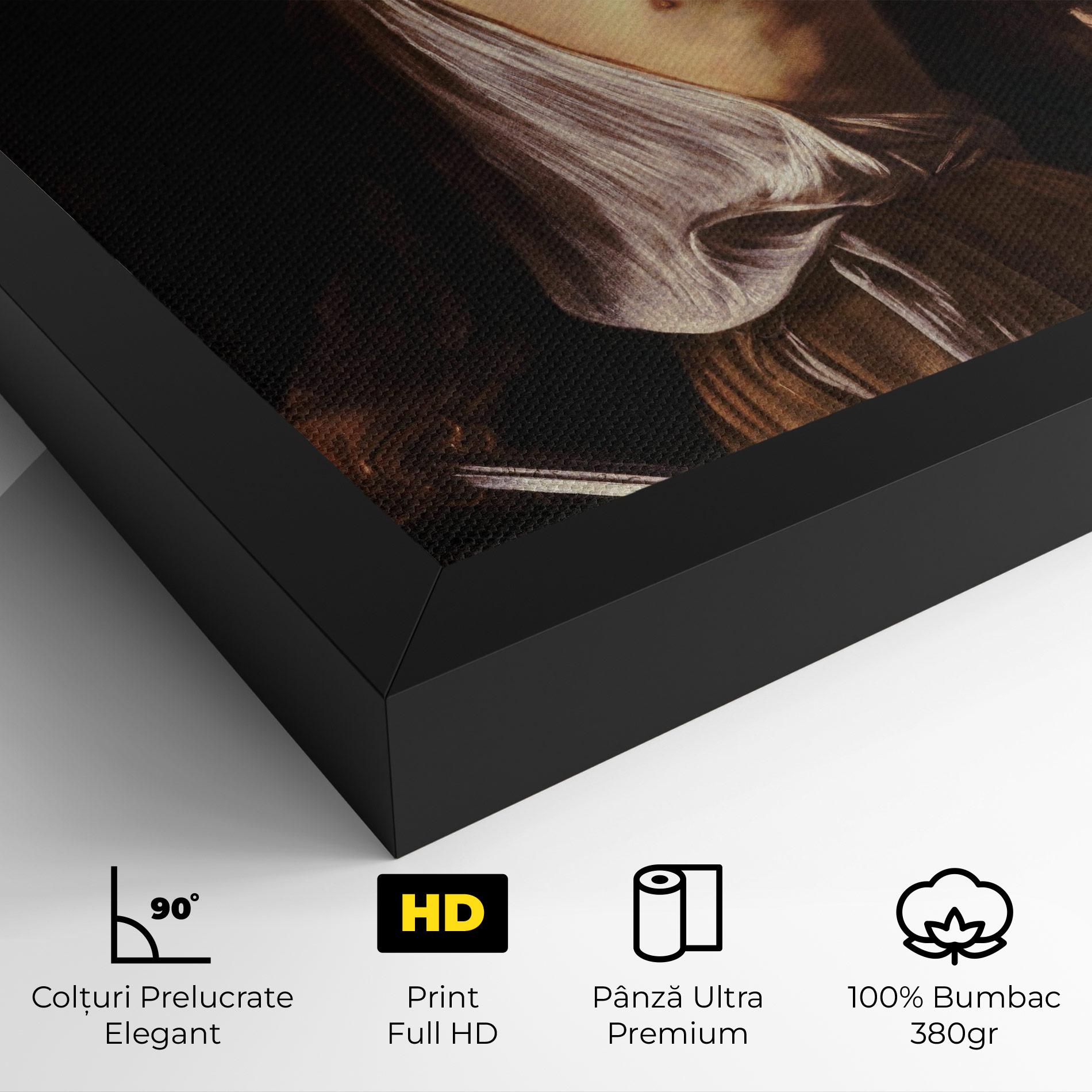 Tablou Canvas David With The Head Of Goliath mockup 4