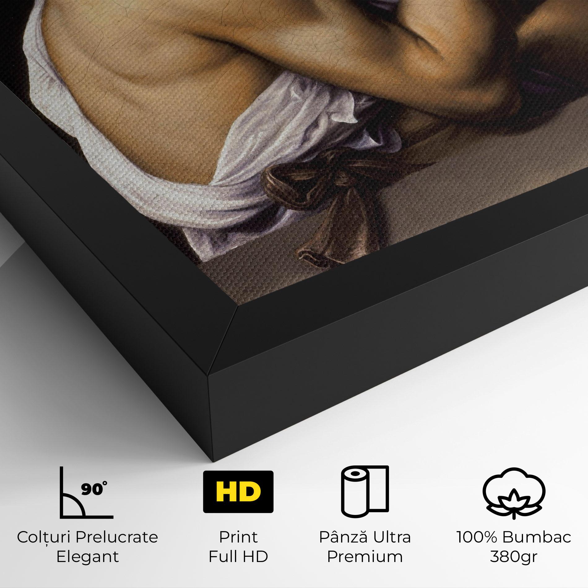 Tablou Canvas Young Sick Bacchus mockup 4