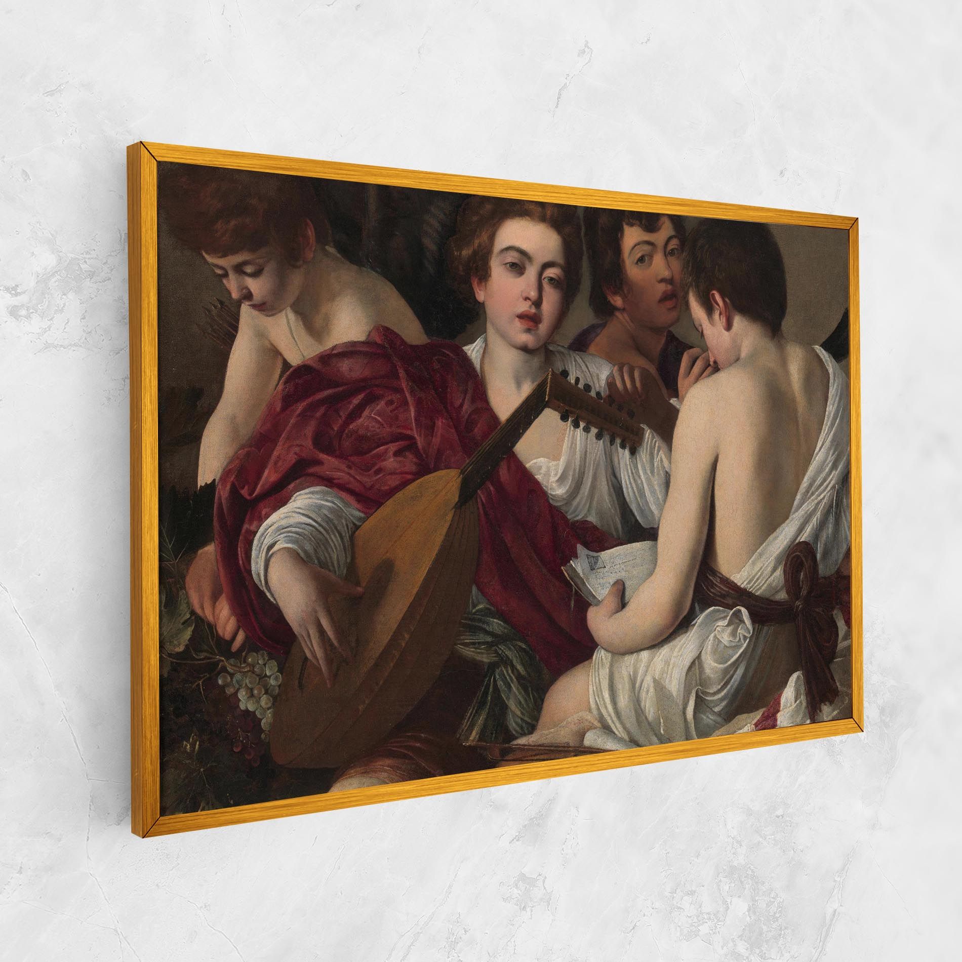 Caravaggio Musici mockup 1