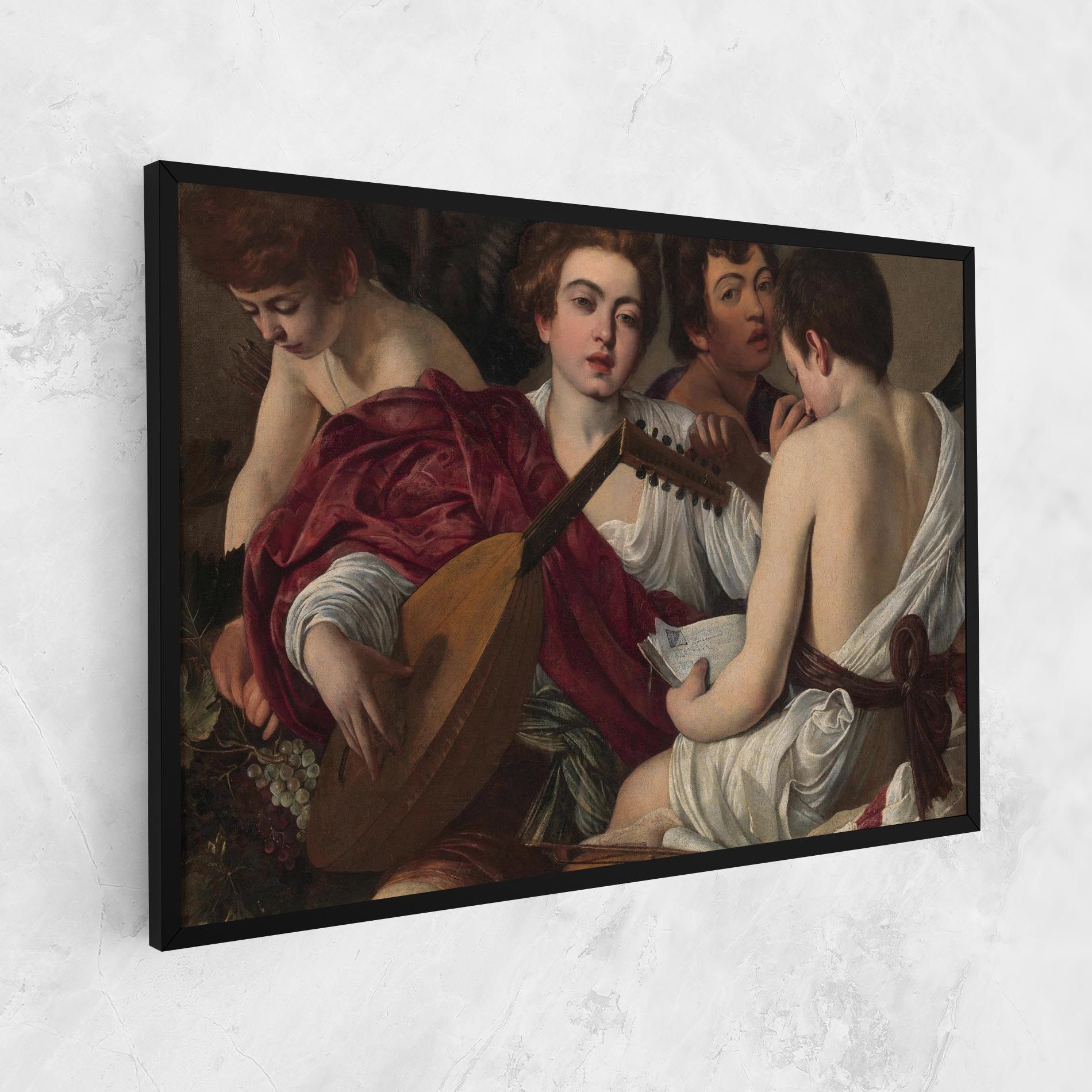 Caravaggio Musici mockup 1