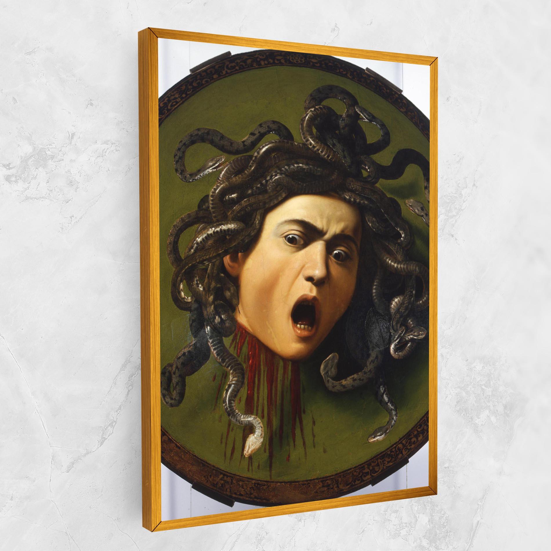 Tablou Canvas Caravaggio Medusa mockup 1